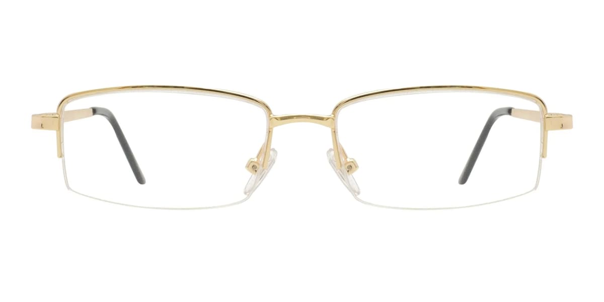 Metal Half Rim Glasses-1