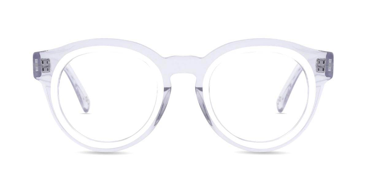 Clear Oval Glasses 1