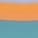 Orange & Matte Crystal Blue