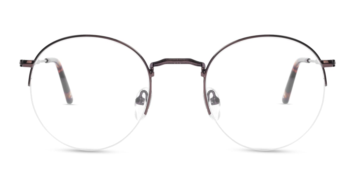  Round Bronze Brown Metal Sunglasses-1