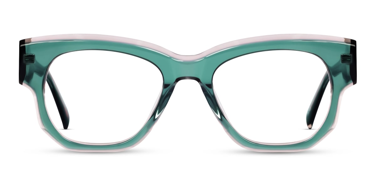 Crystal Acorn Cateye Fullrim Glasses