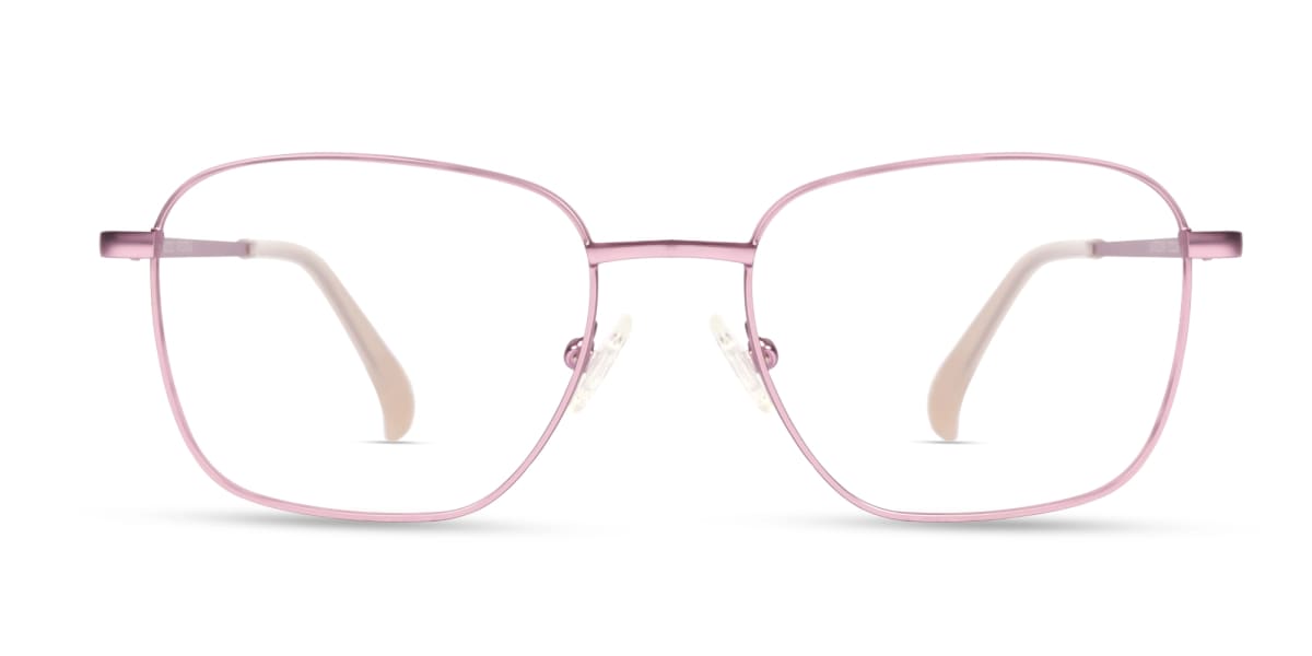 Small Rose Gold Square Fullrim Glasses