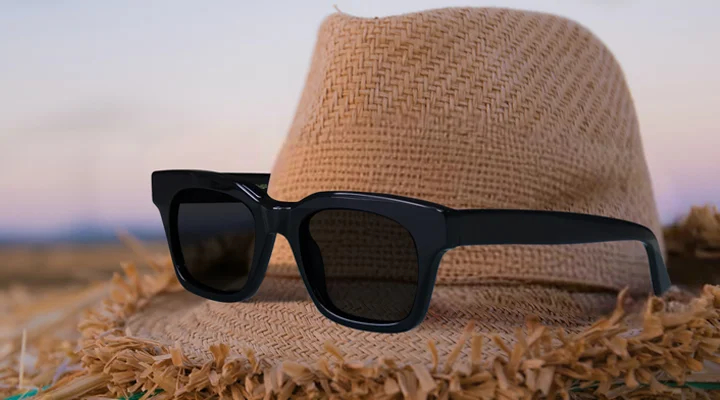 Triskel Eyewear Brussels Square Sunglasses - Lightweight TR Frame UV Protection For Men & Women