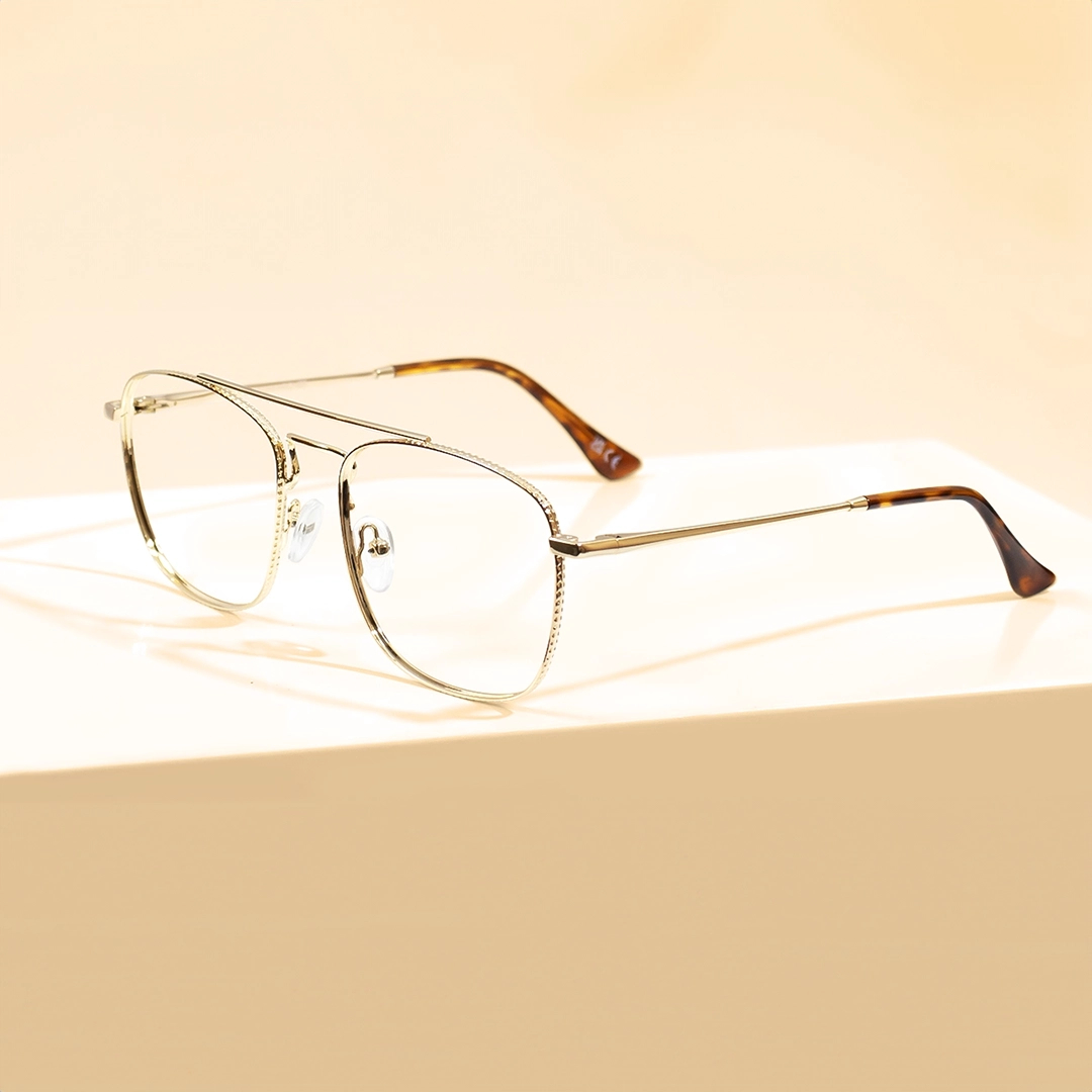 Buy Golden Glasses for Men Women