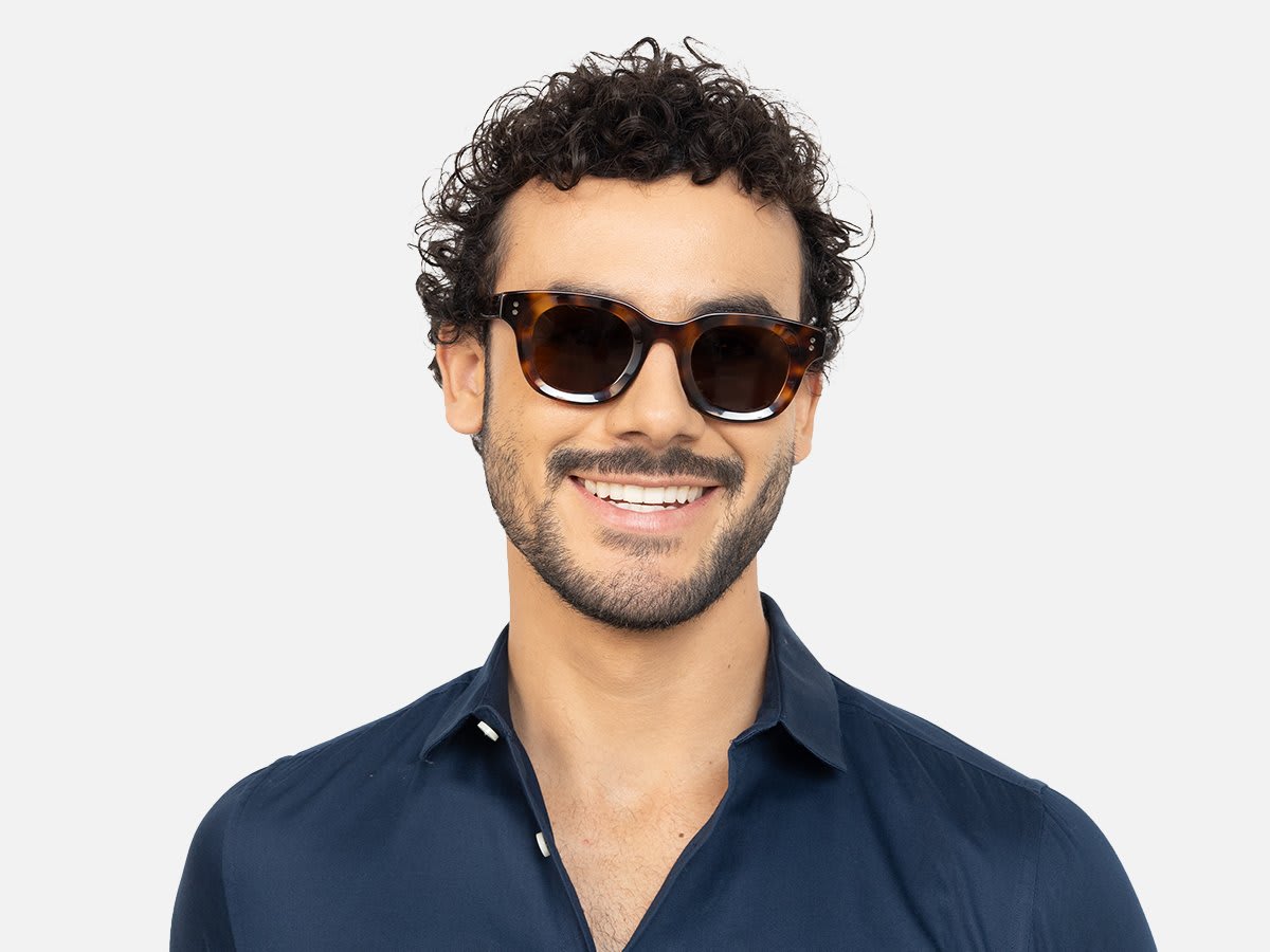 Round Tortoiseshell Sunglasses-41