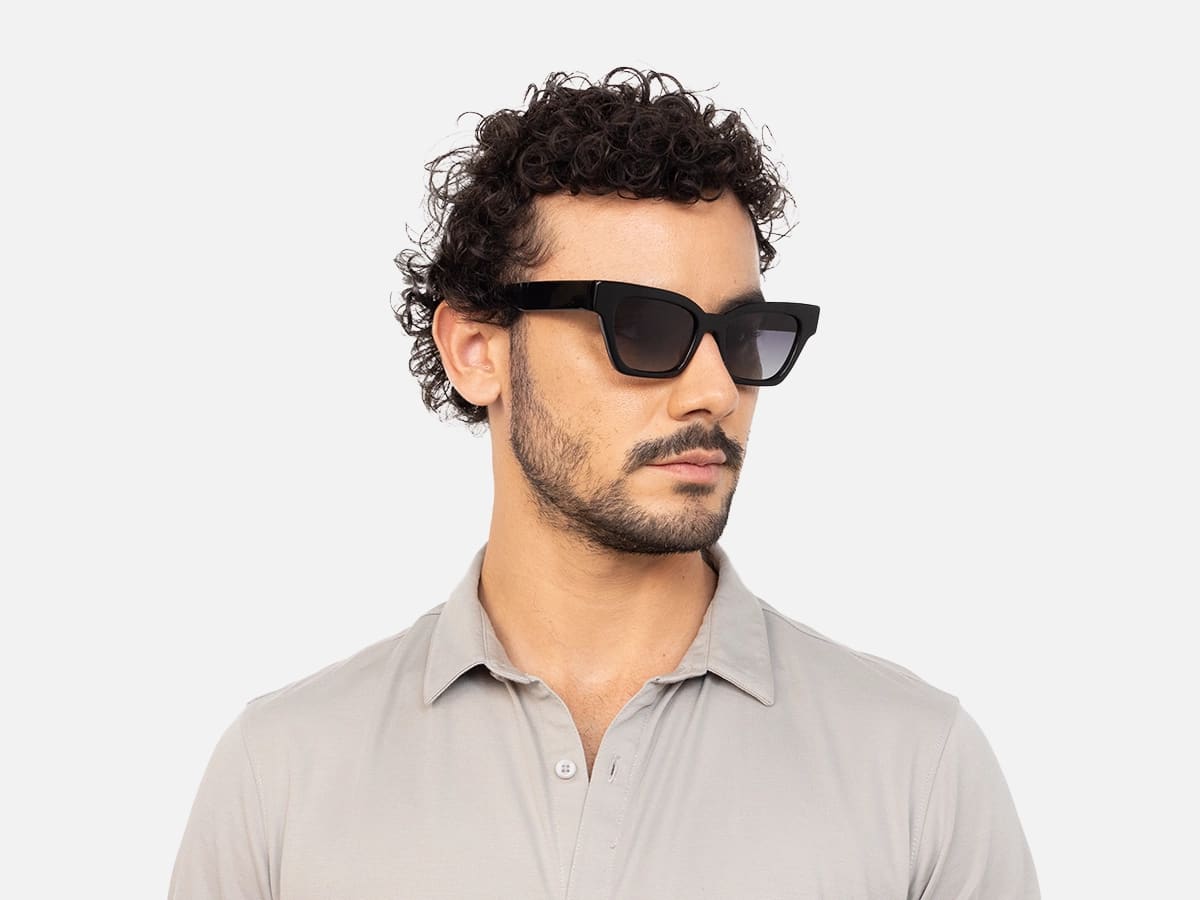 Cateye Square Sunglasses-43