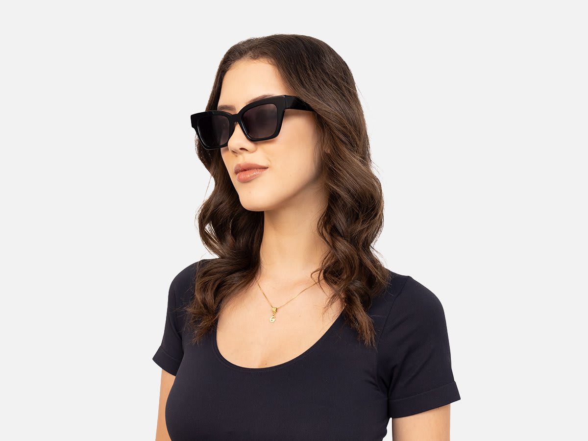Cateye Square Sunglasses-52