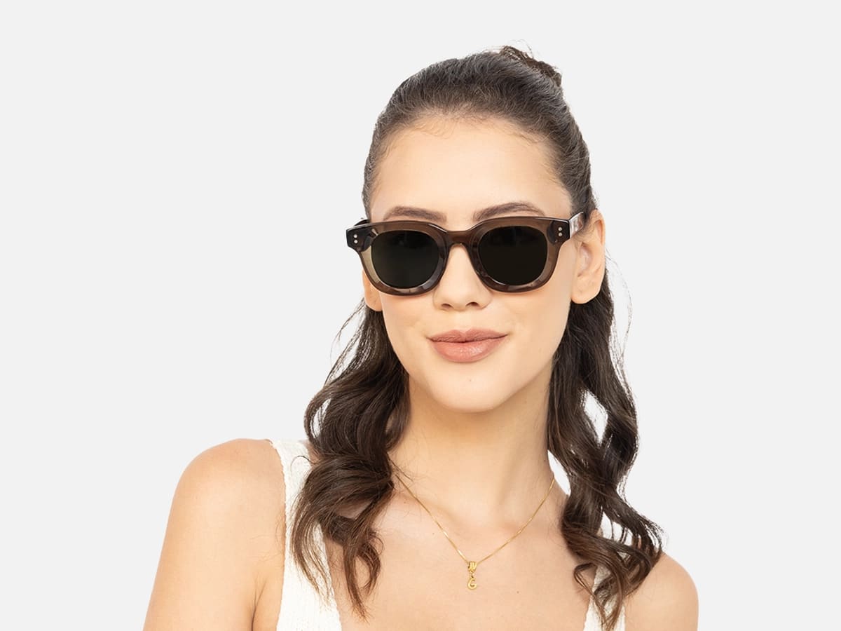 Transparent Green Sunglasses-51