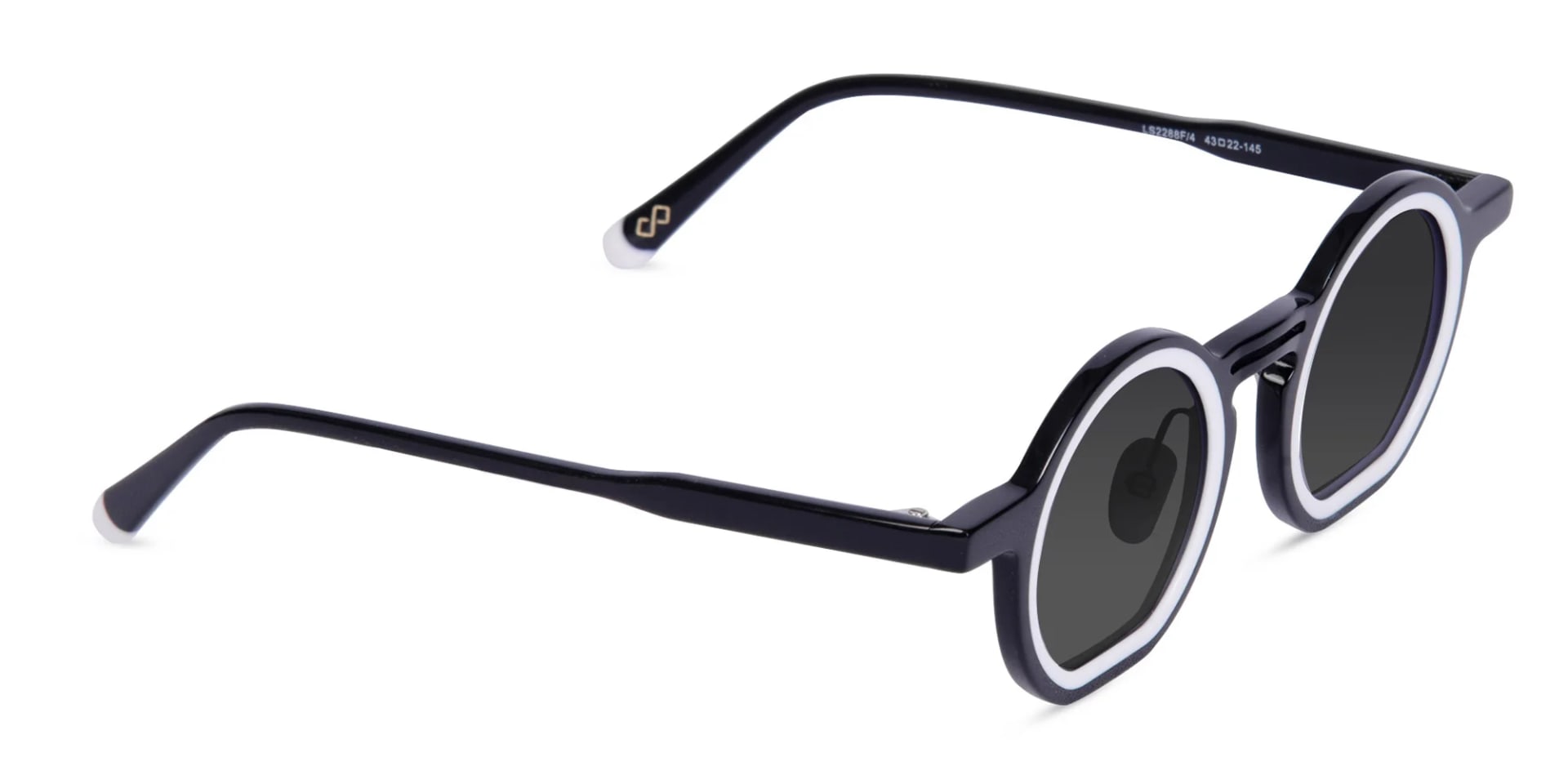 Black White Eyeglasses-2