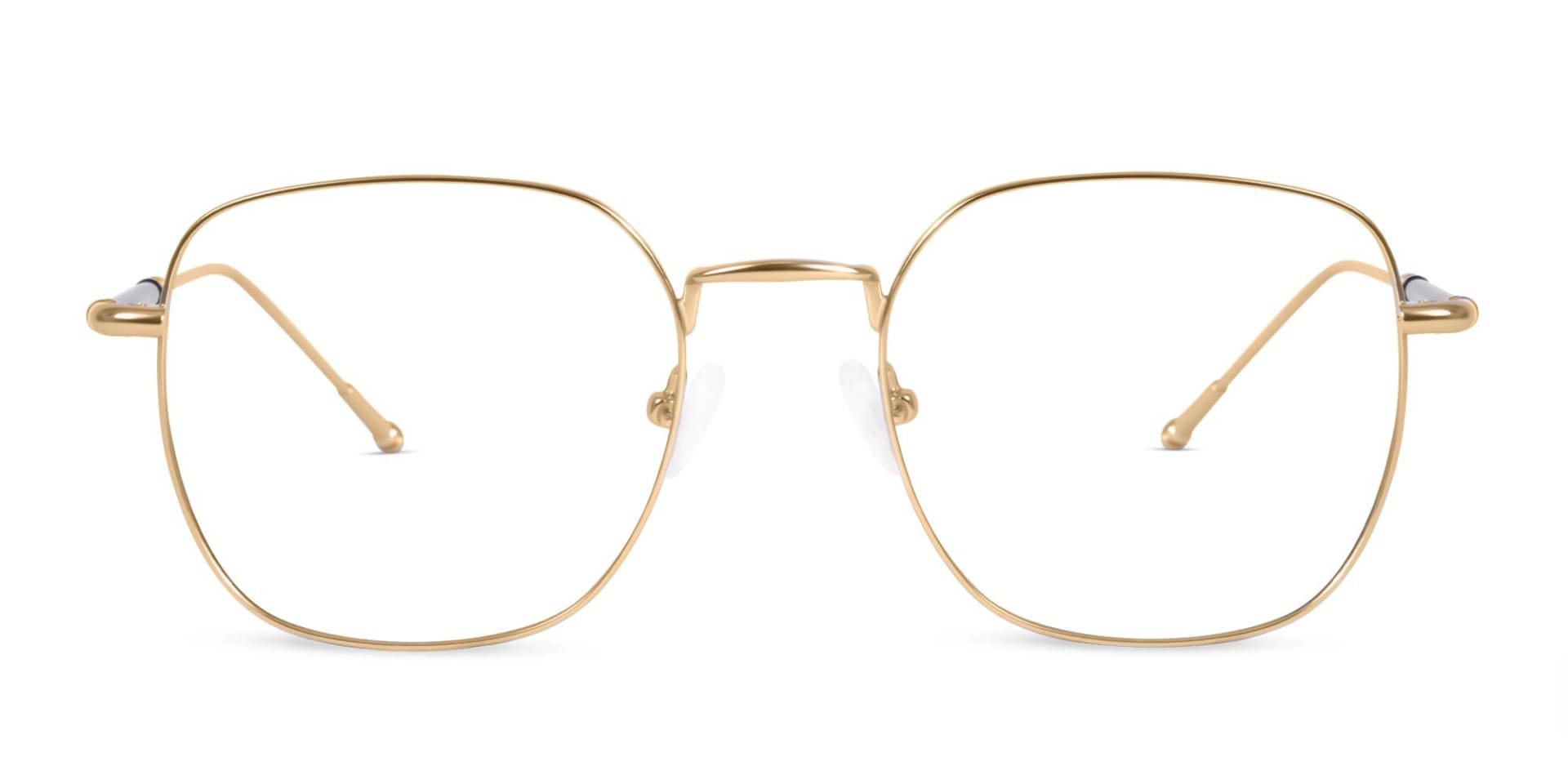 Metal Frame Square Glasses-1