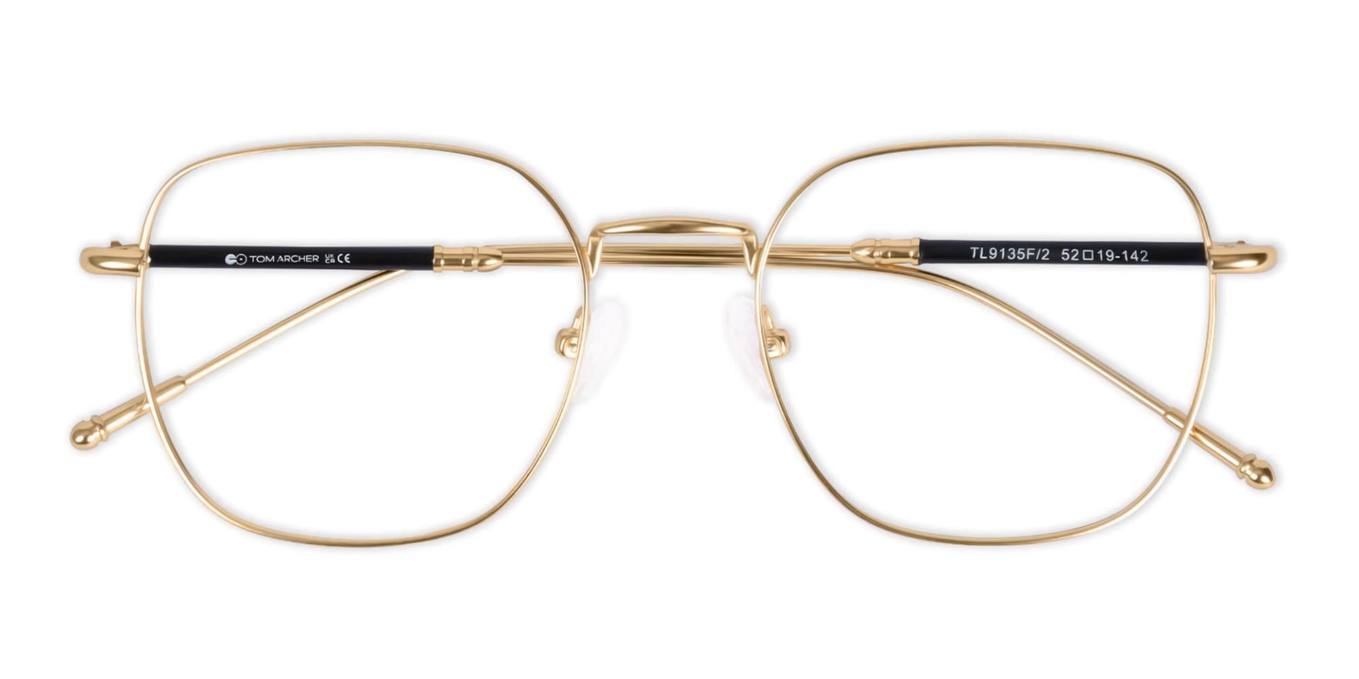 Metal Frame Square Glasses-6