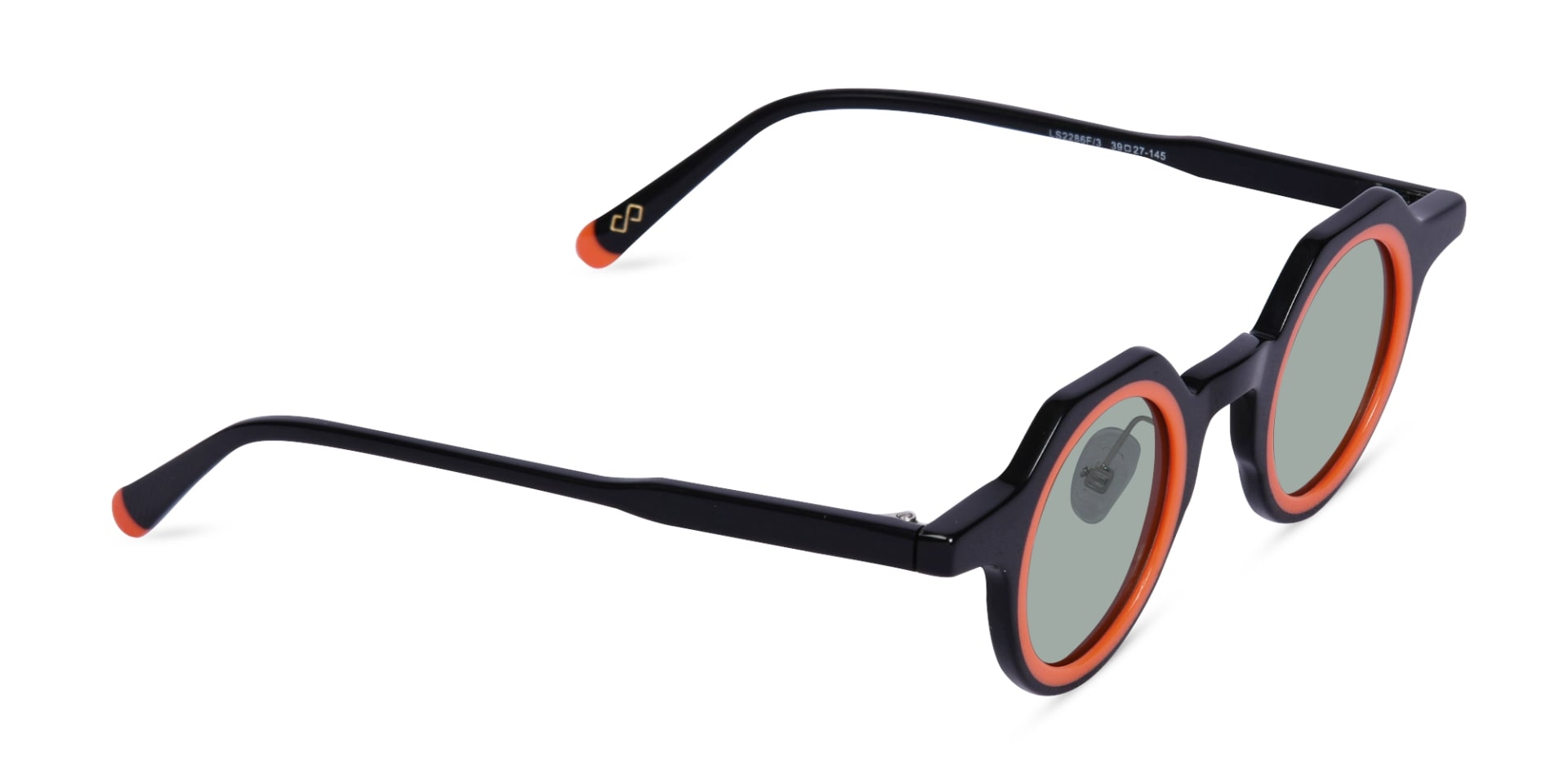 Black And Orange Sunglasses-2