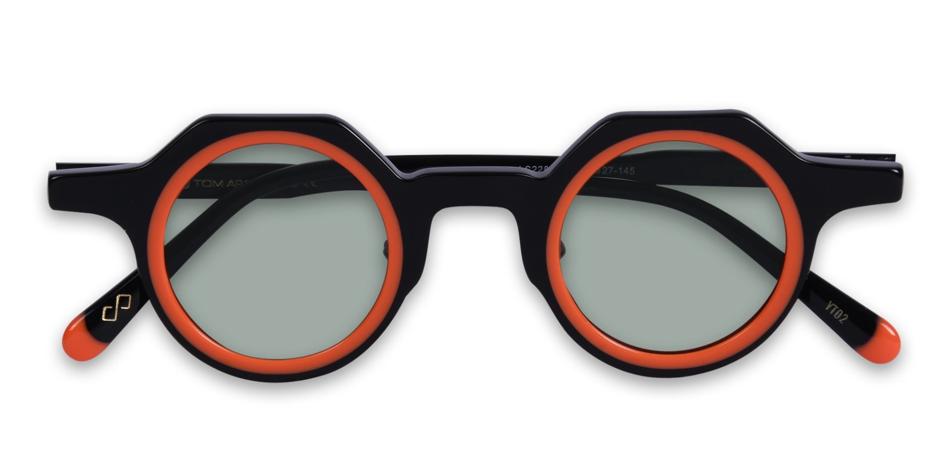 Black And Orange Sunglasses-6
