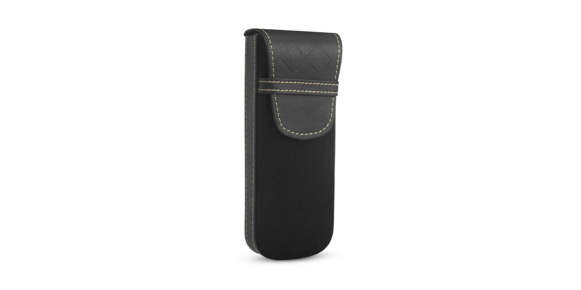 Black Glasses Case Vegan Leather-2
