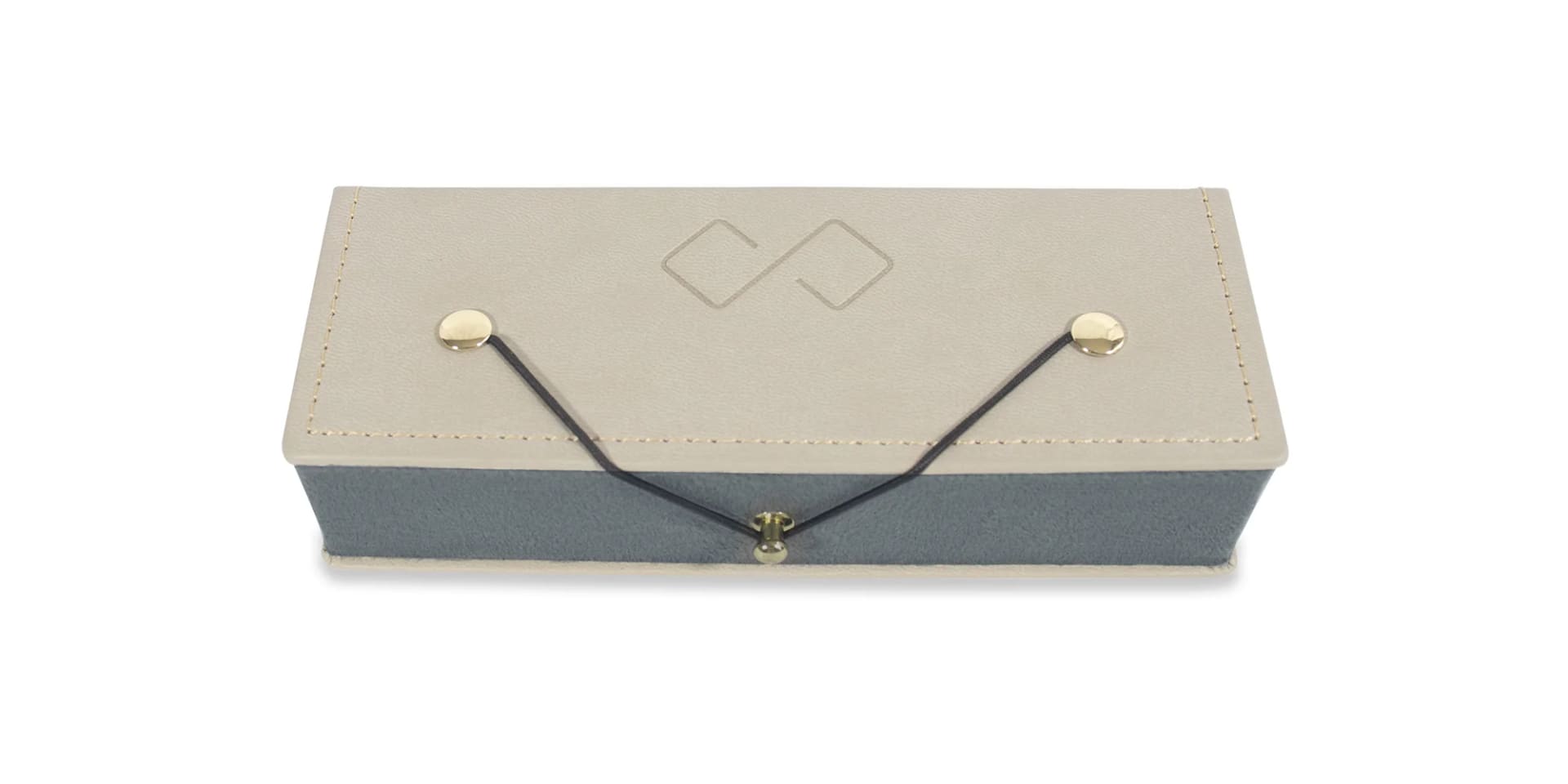 Grey Hard Shell Eyeglass Case-1