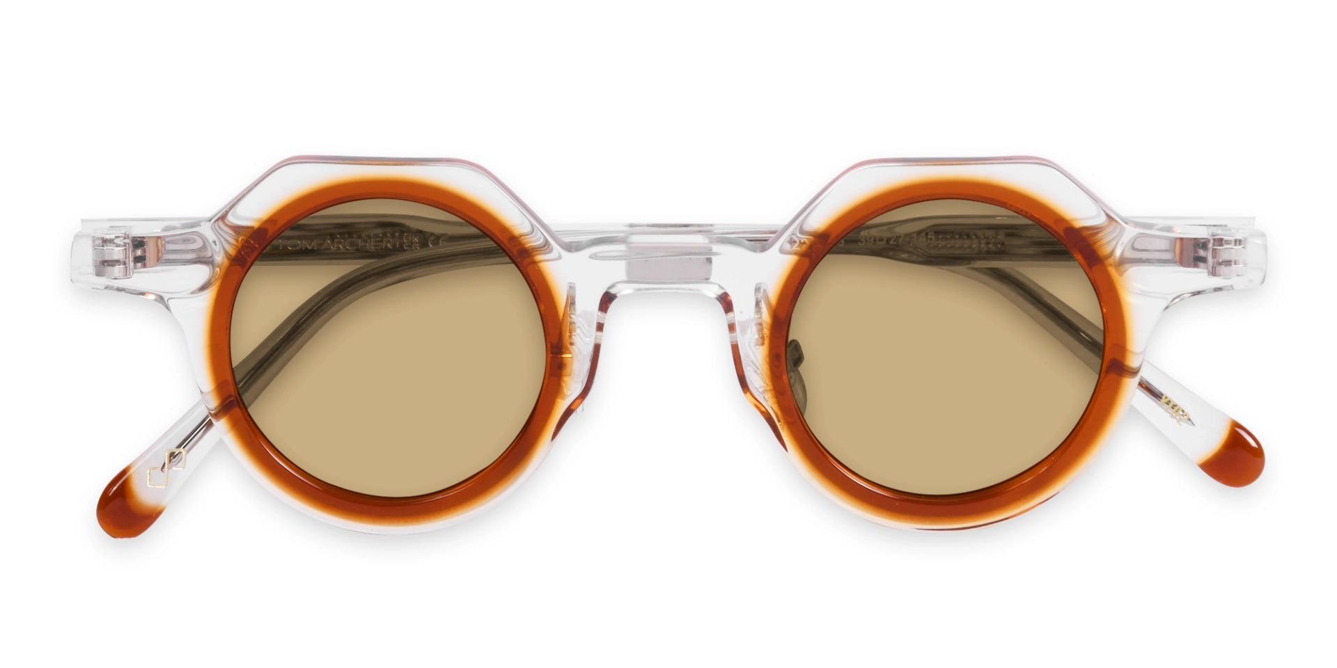 Clear Frame Designer Sunglasses-6