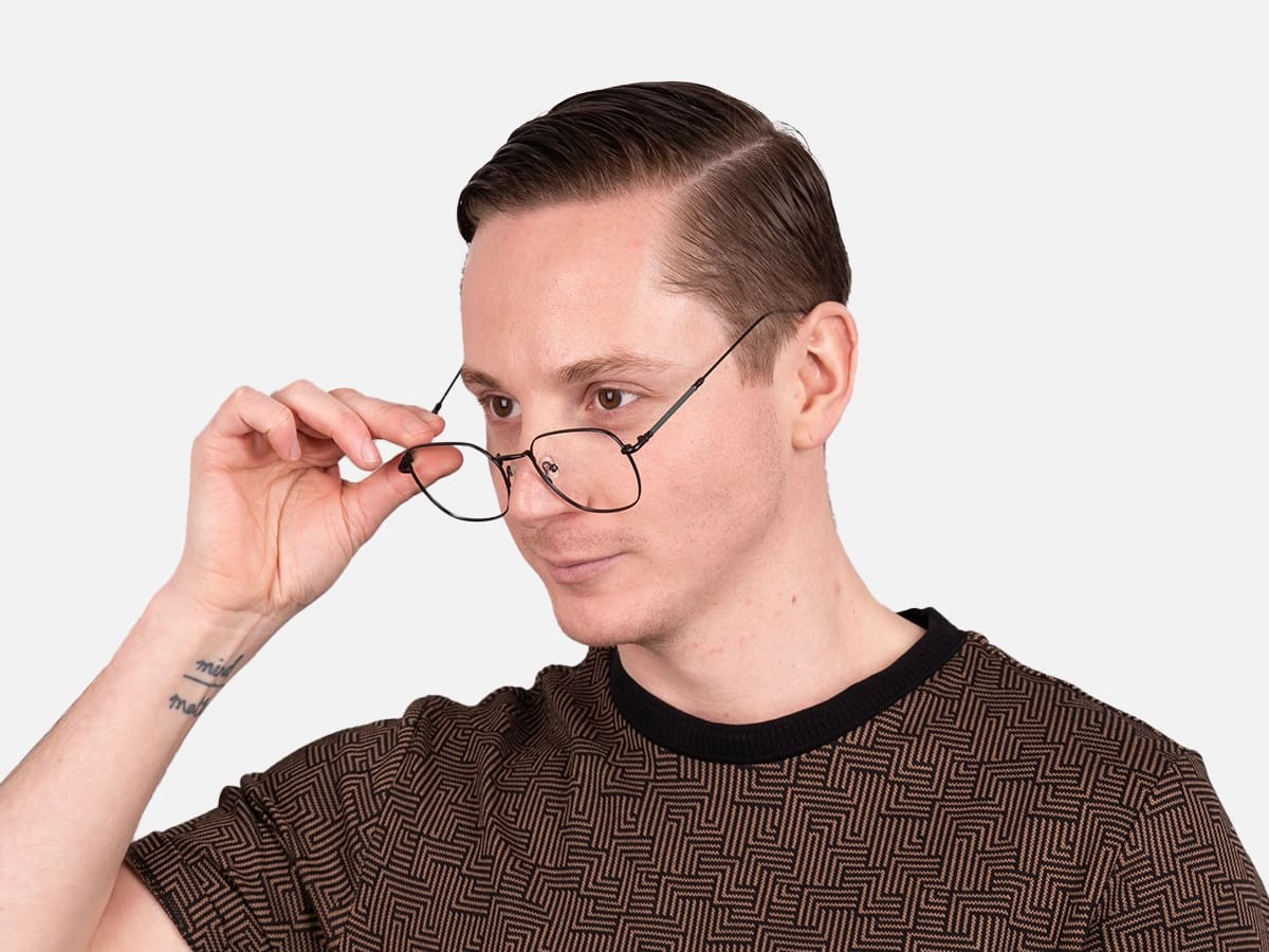 Square Metal Glasses-46