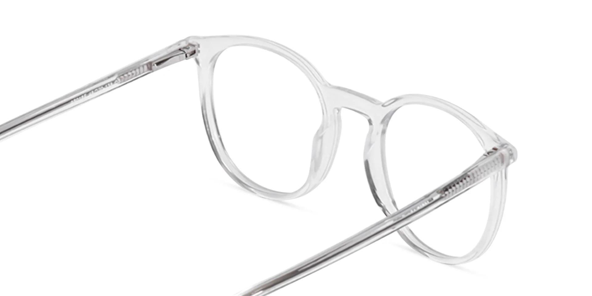 Crystal Clear Round Acetate Eyeglasses-5