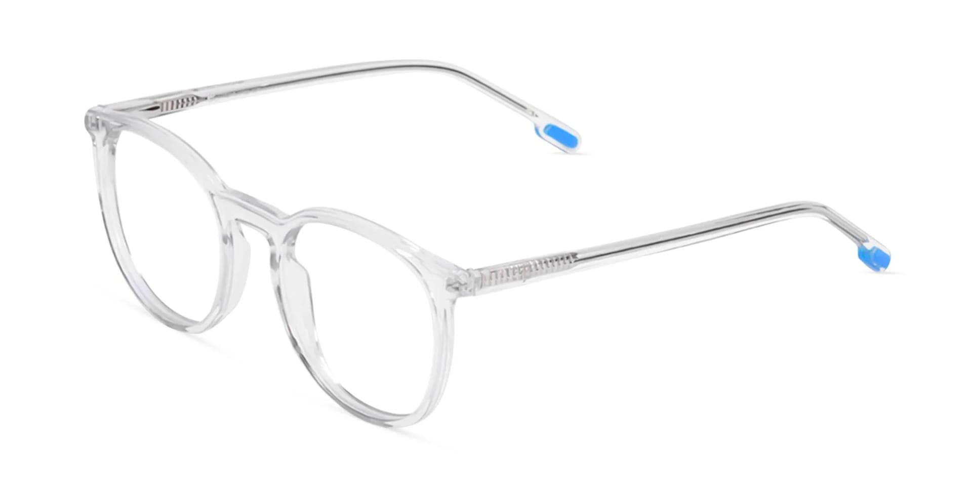 Crystal Clear Round Acetate Eyeglasses-3