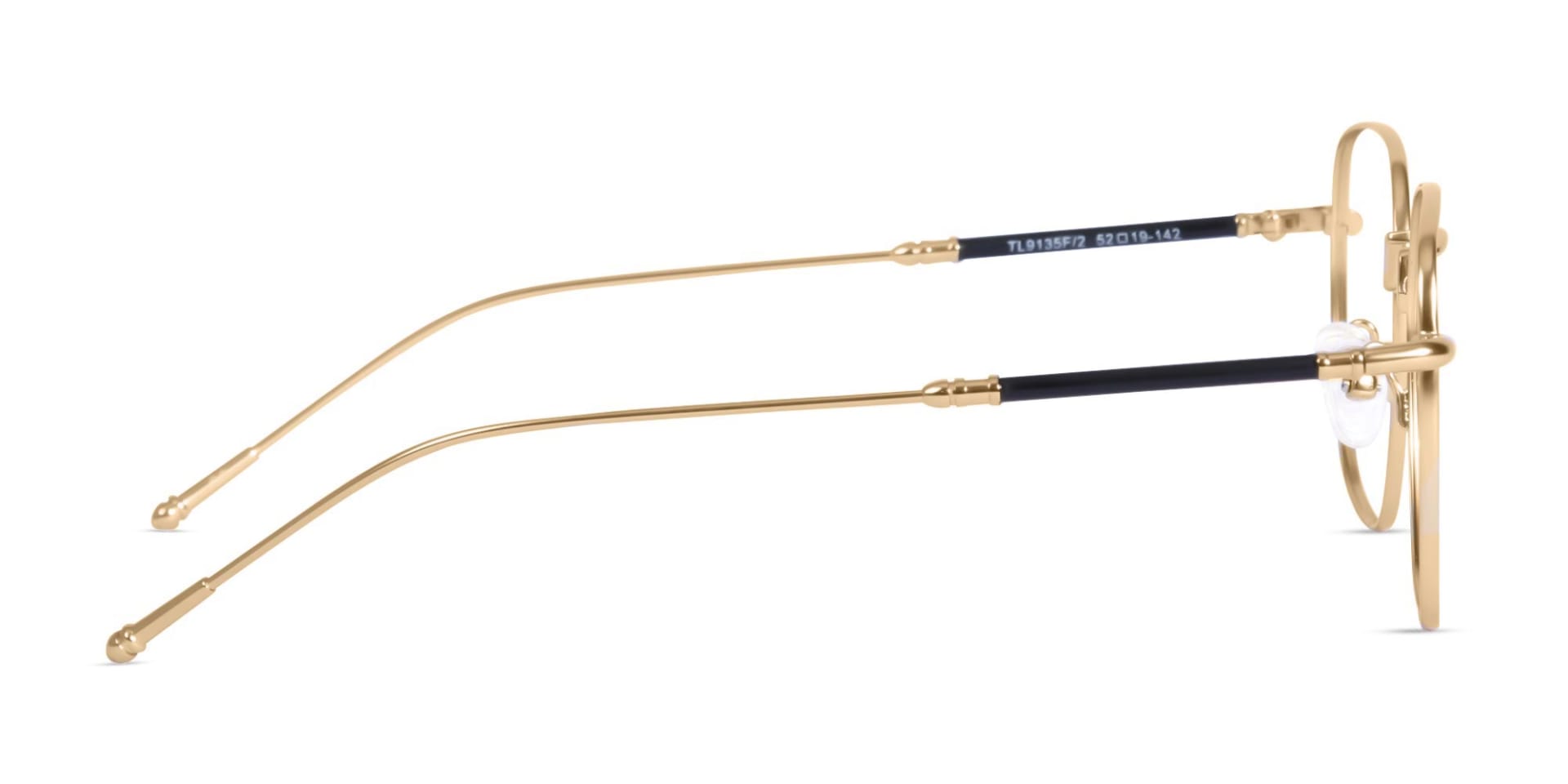 Metal Frame Square Glasses-4