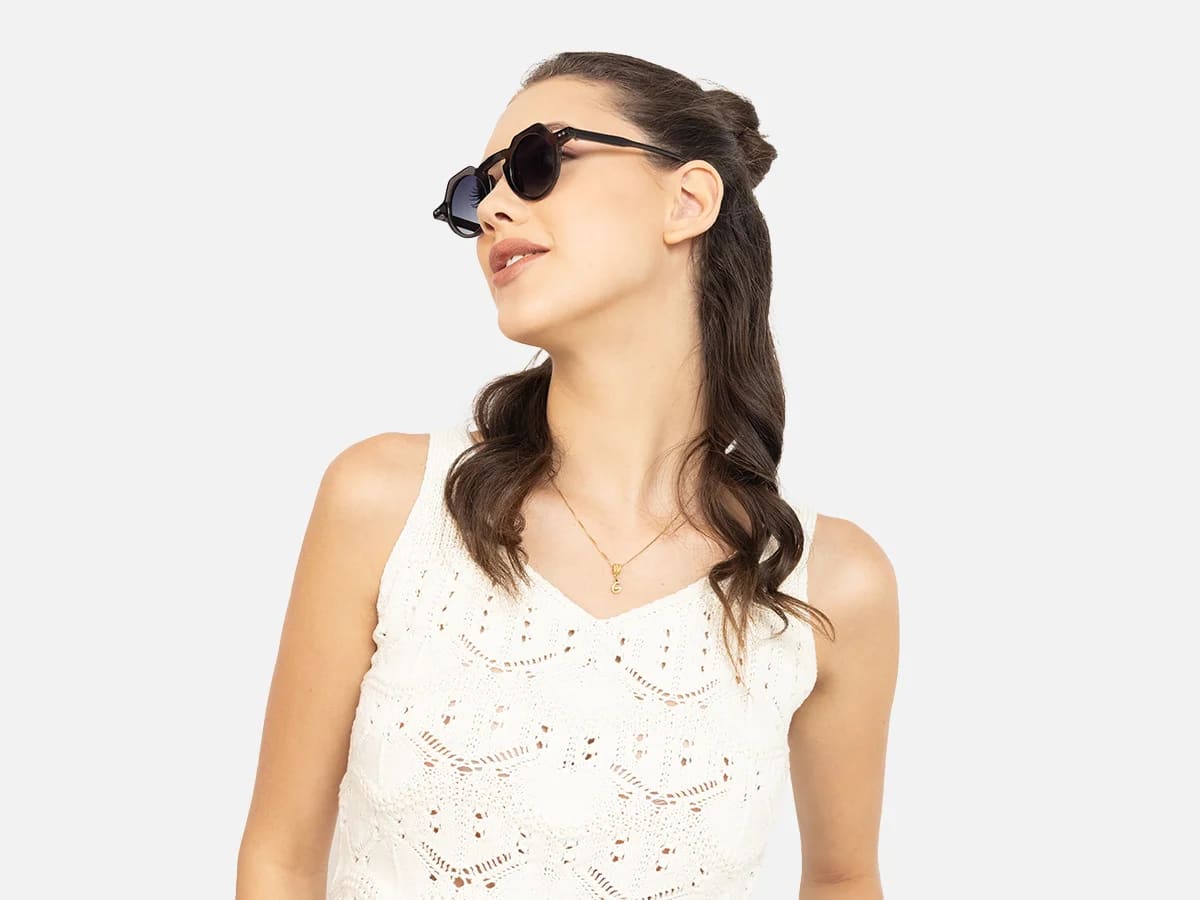 Grey Frame Sunglasses-54