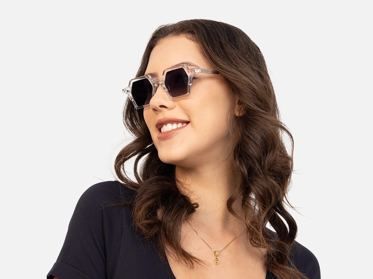 Clear Frame Sunglasses Polarized-52