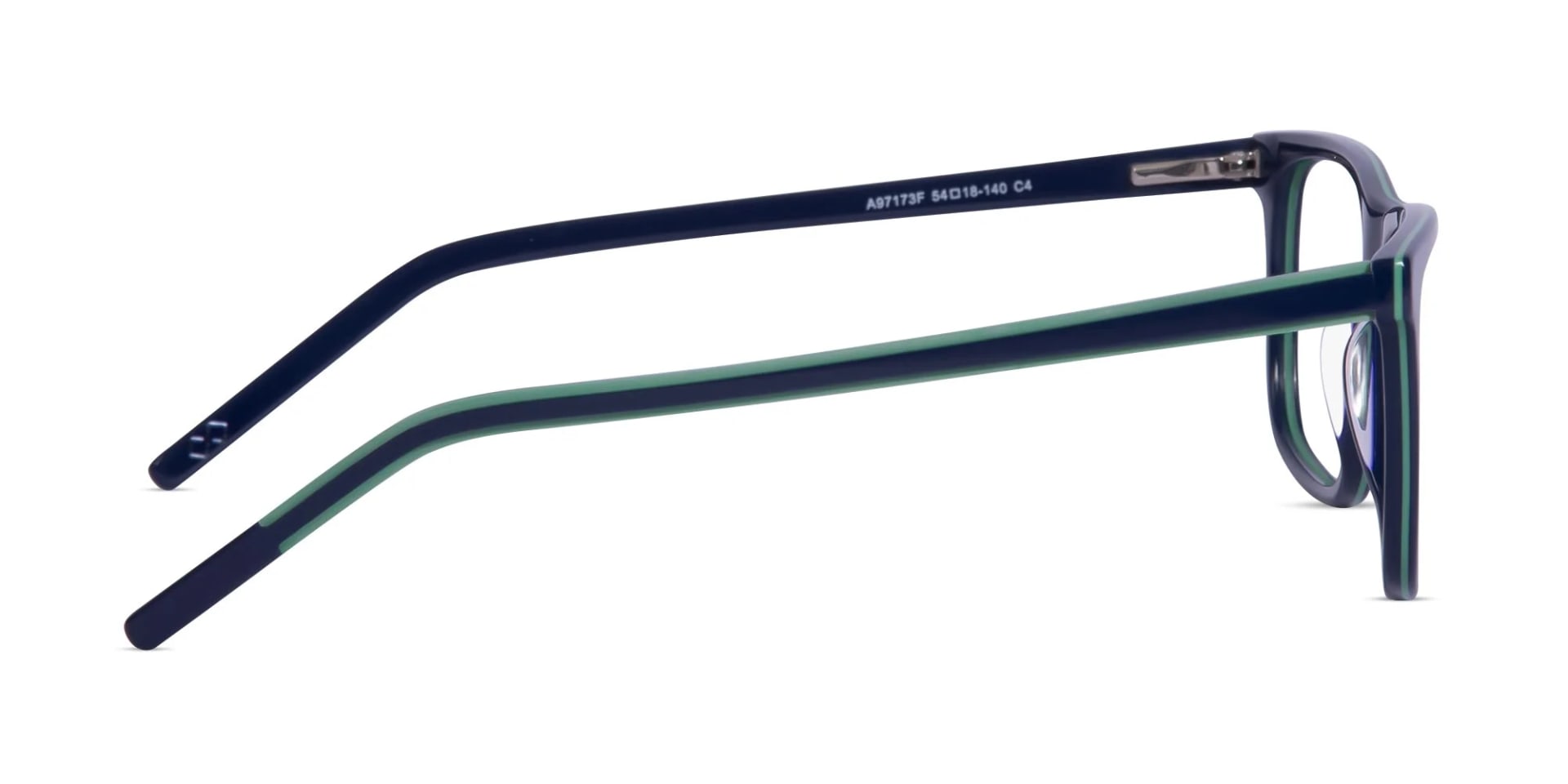 Navy Blue Rectangular Glasses-4