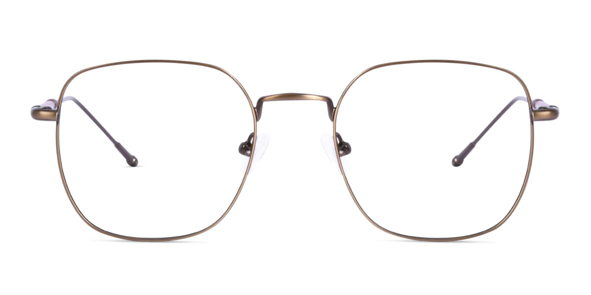 Square Gold Frame Glasses-1