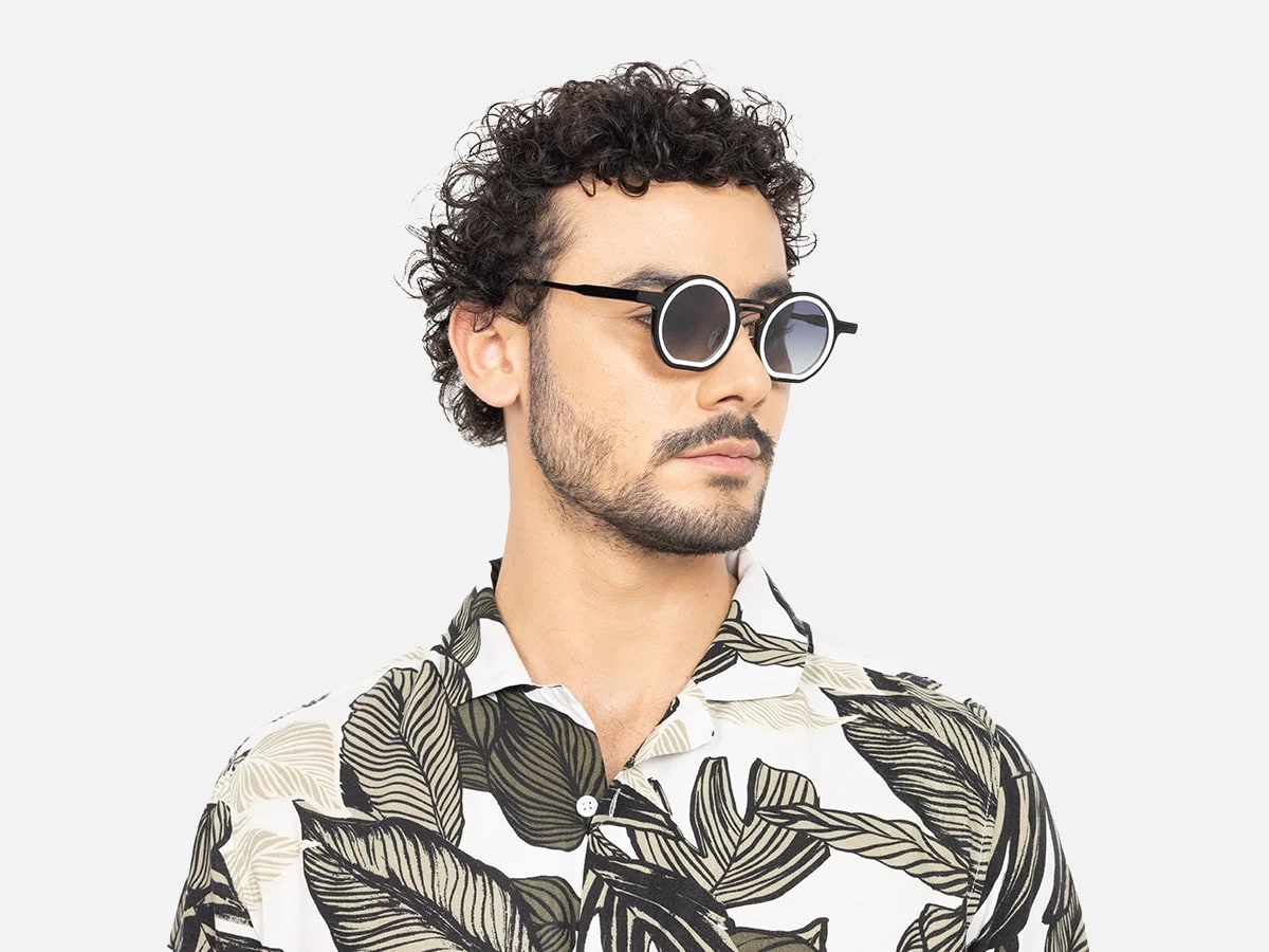 Black White Eyeglasses-45
