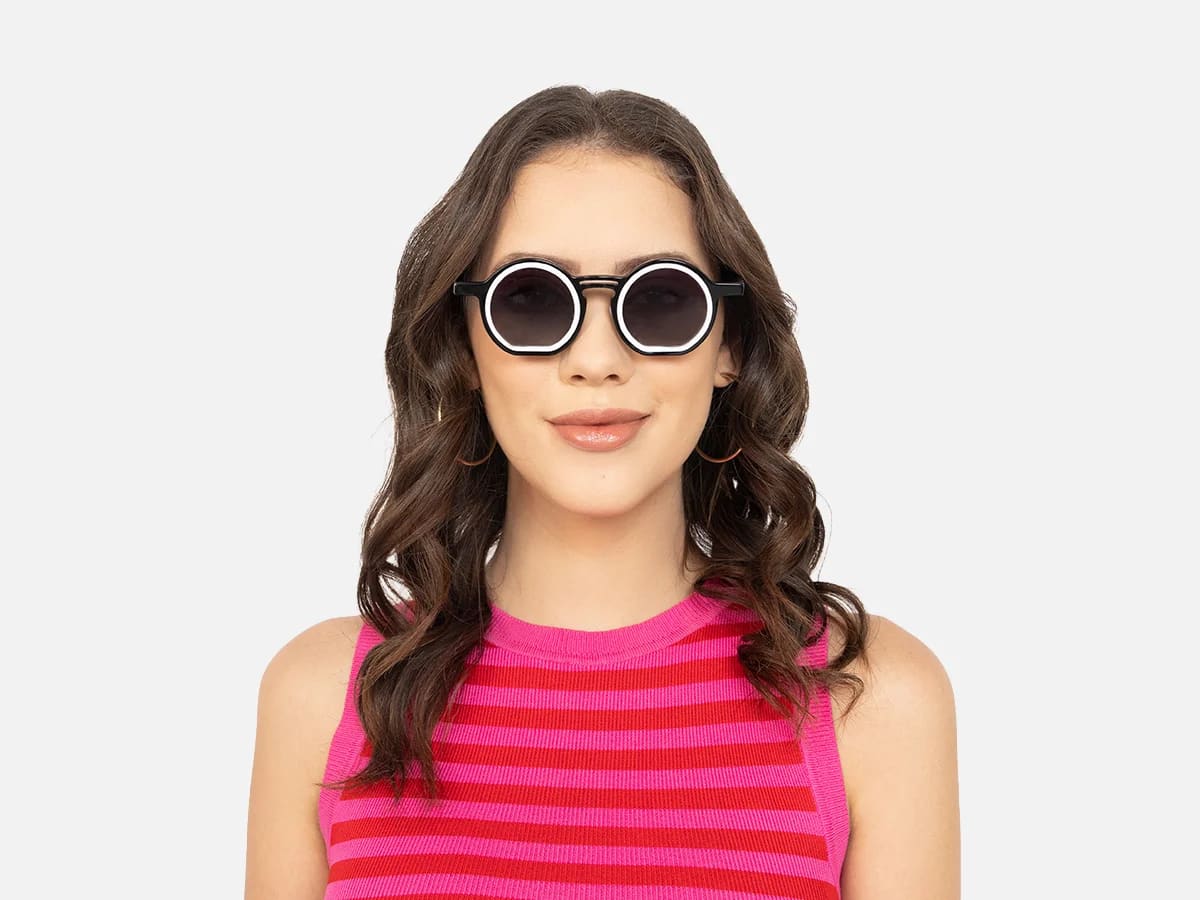Black White Eyeglasses-54