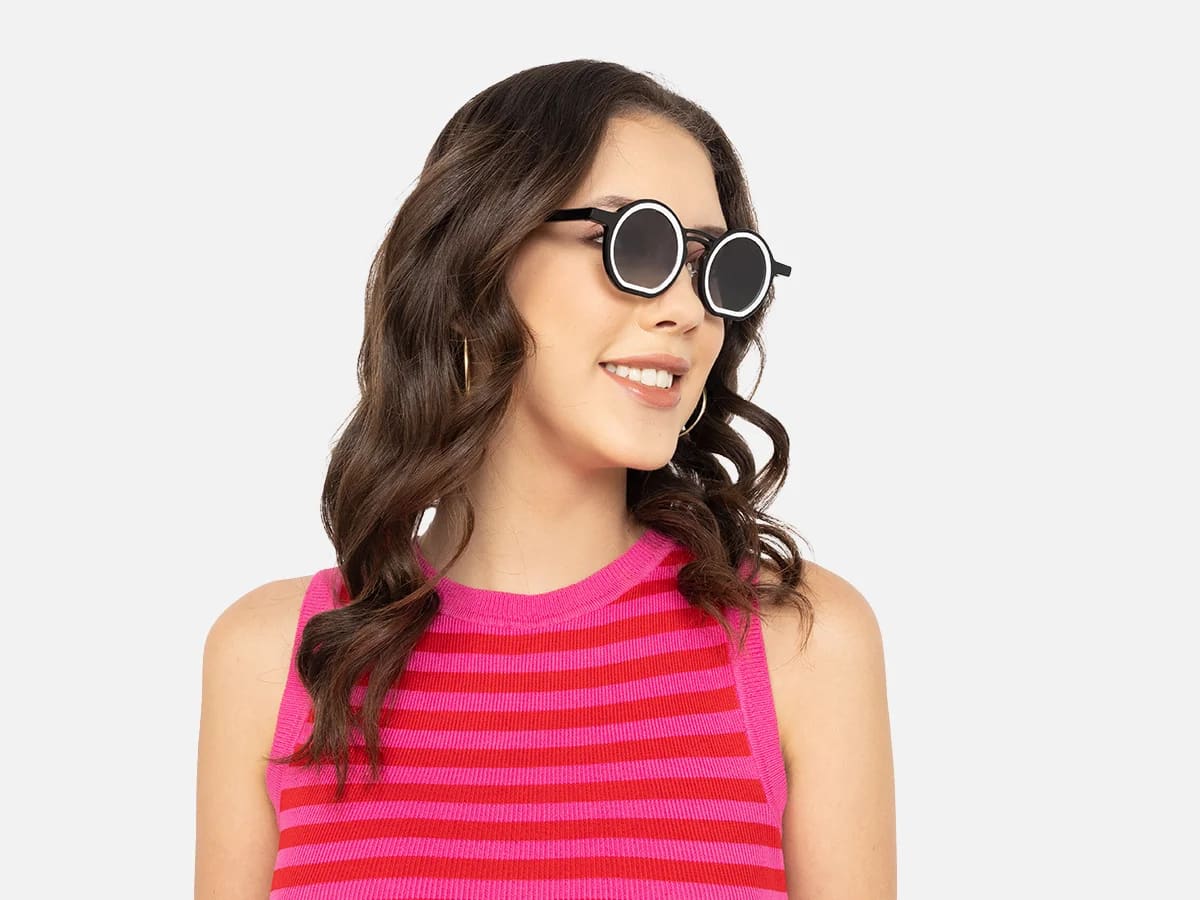 Black White Eyeglasses-53