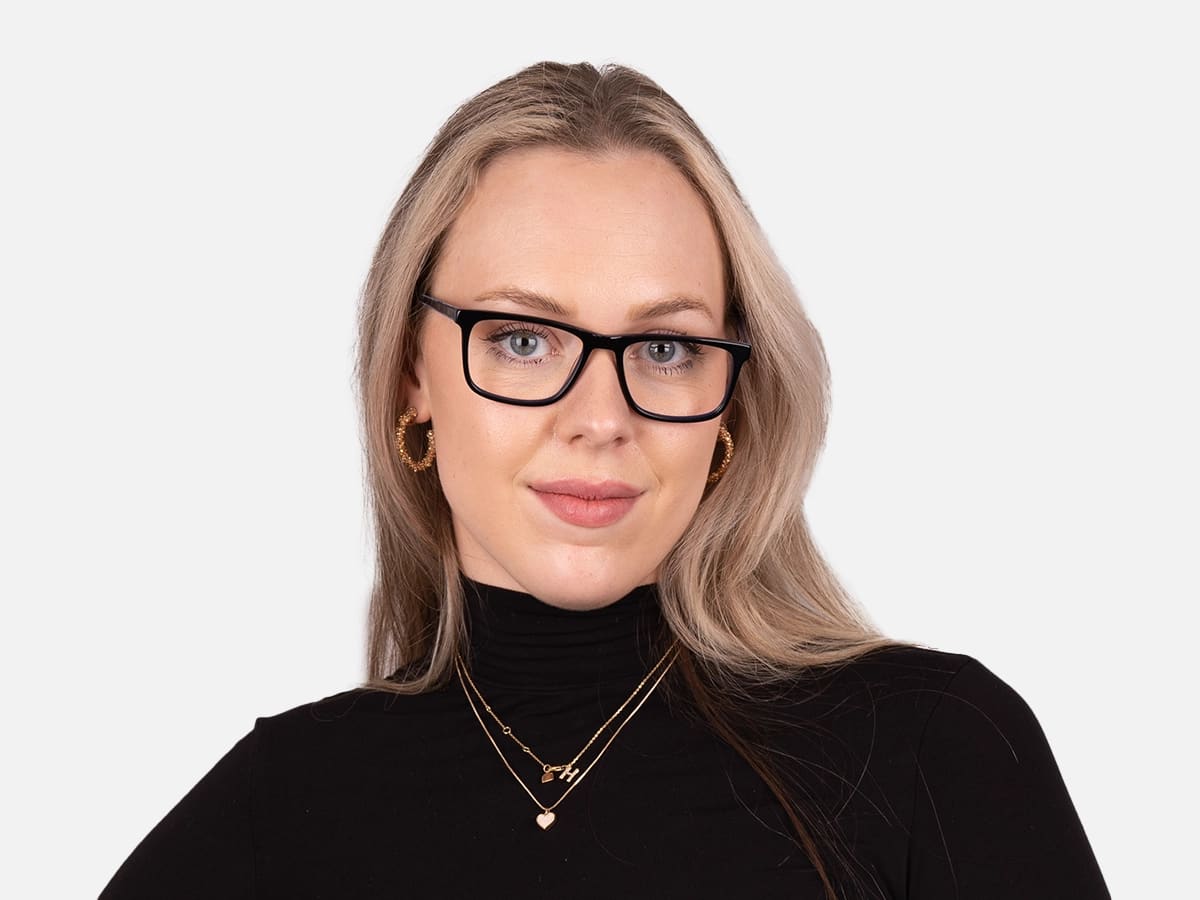 Black And Navy Blue Glasses Frames-51