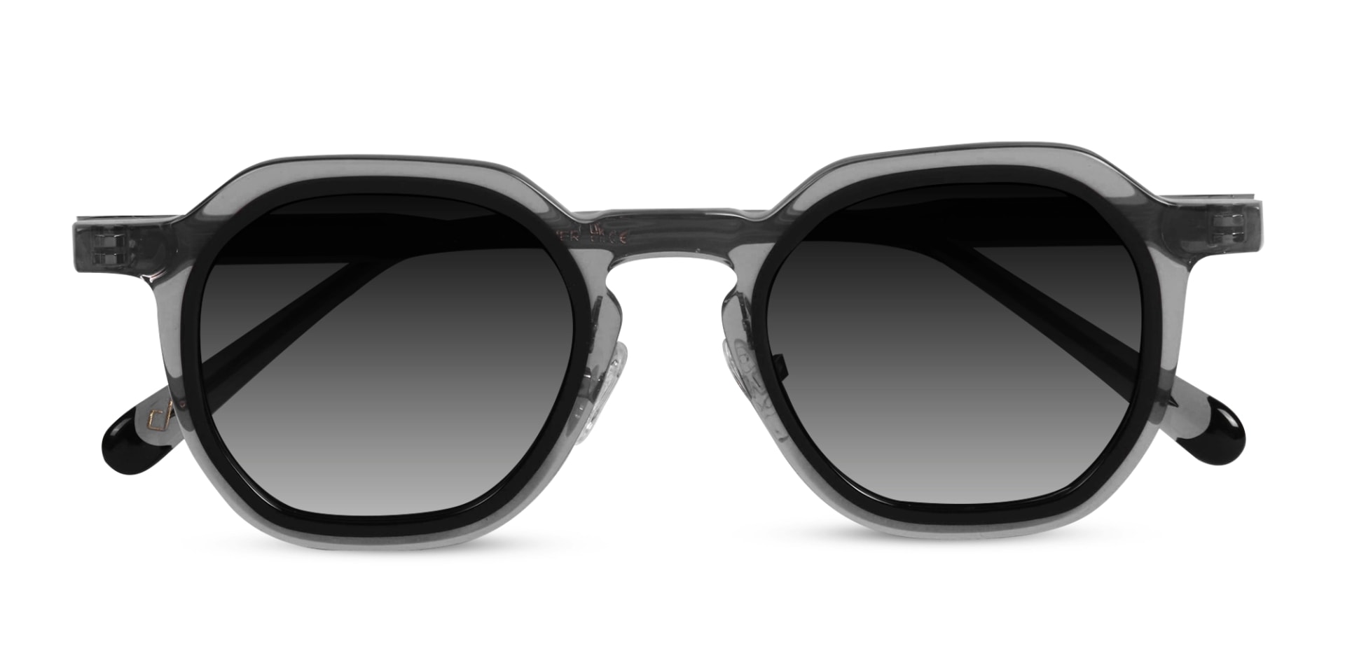 Transparent Grey Sunglasses-6