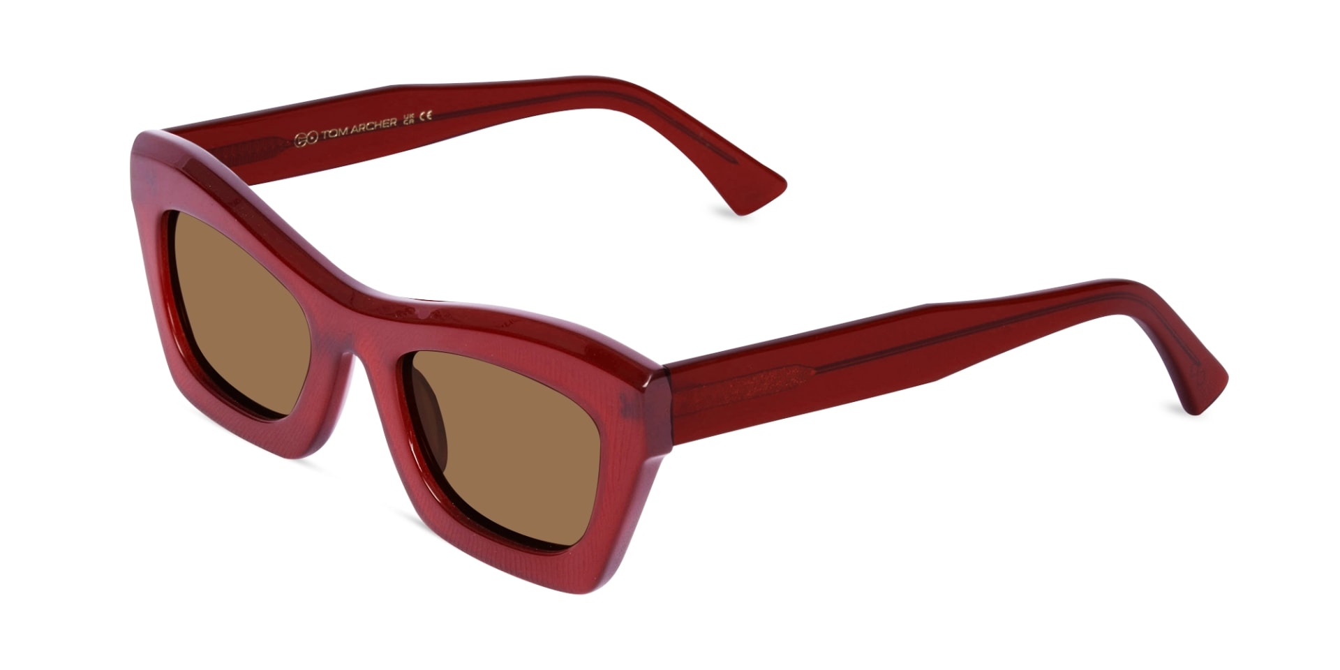 Red Thick Frame Sunglasses-3