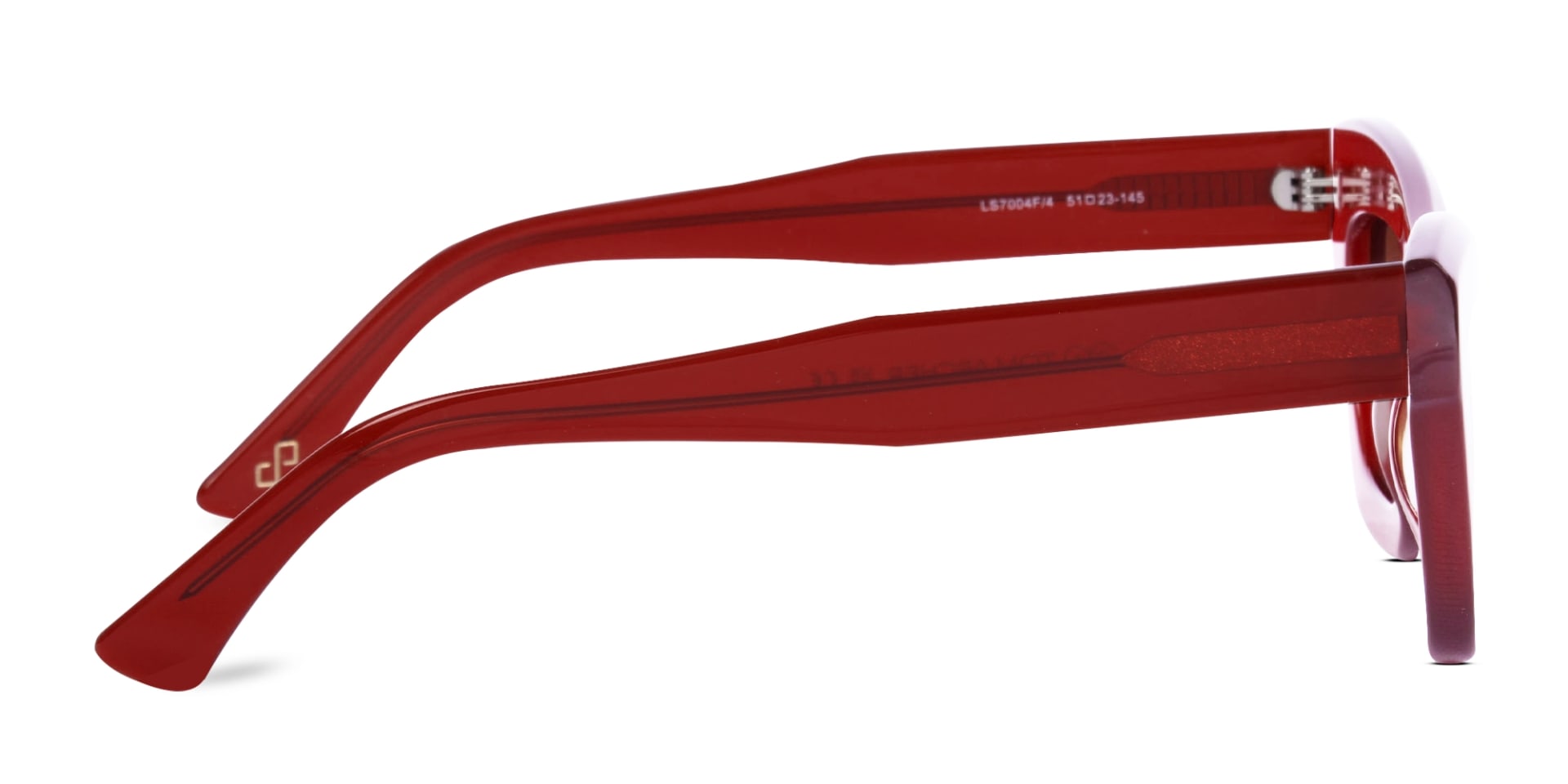 Red Thick Frame Sunglasses-4