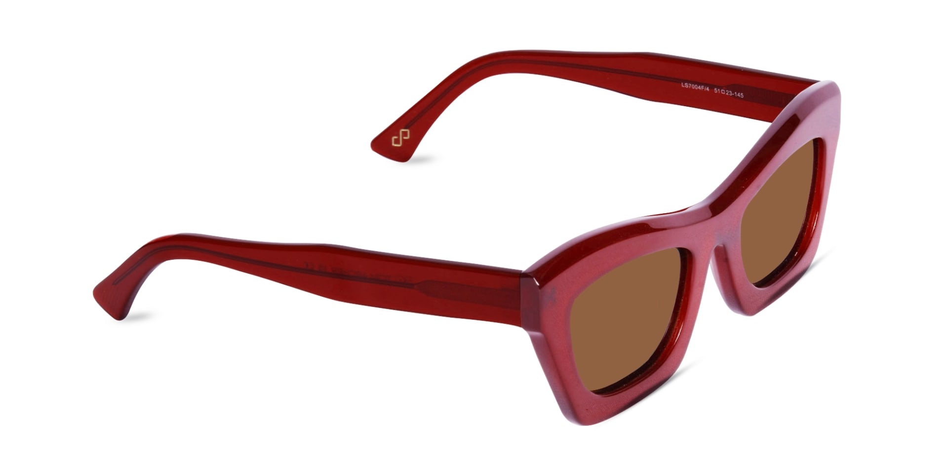 Red Thick Frame Sunglasses-2