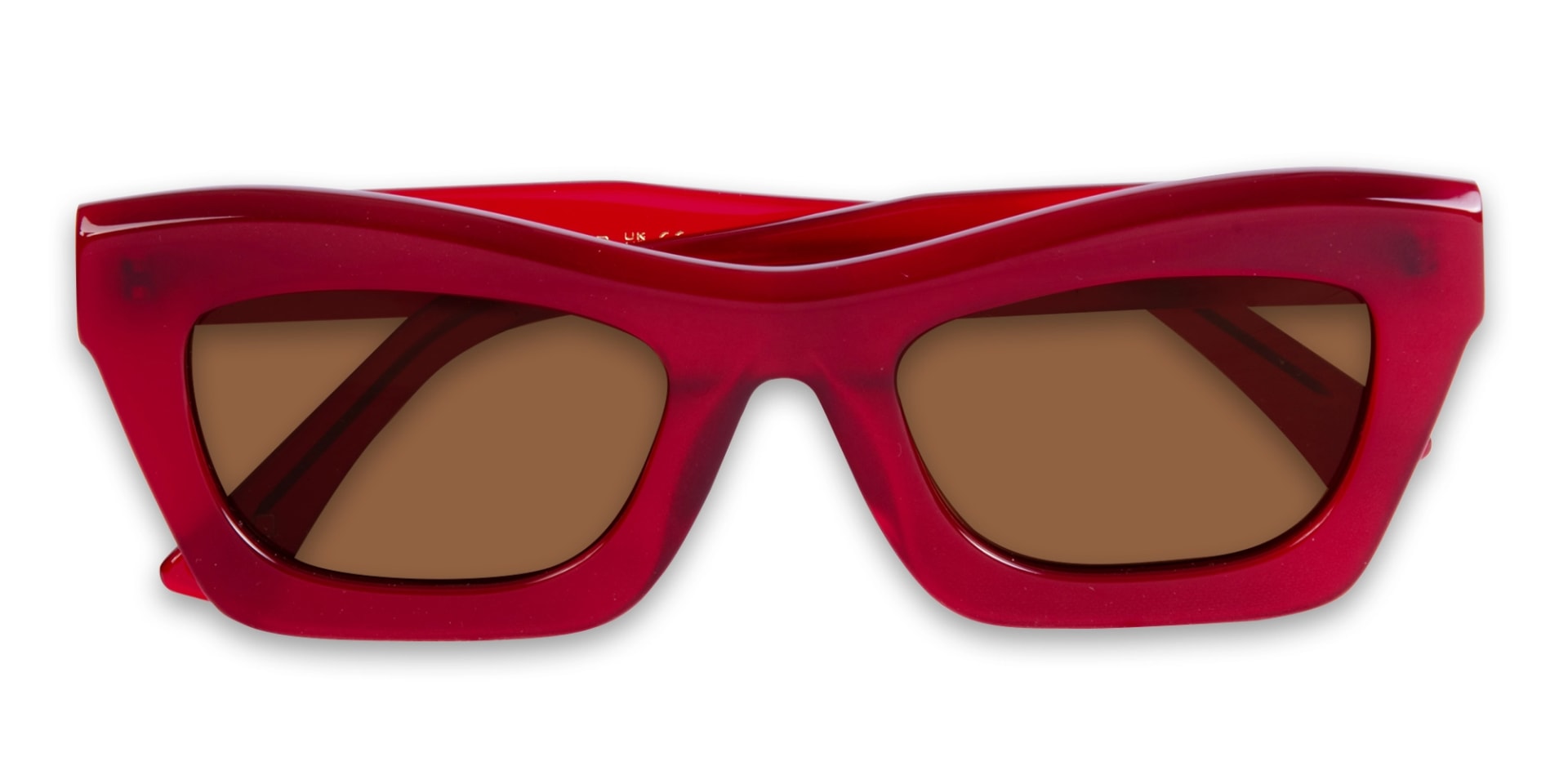 Red Thick Frame Sunglasses-6