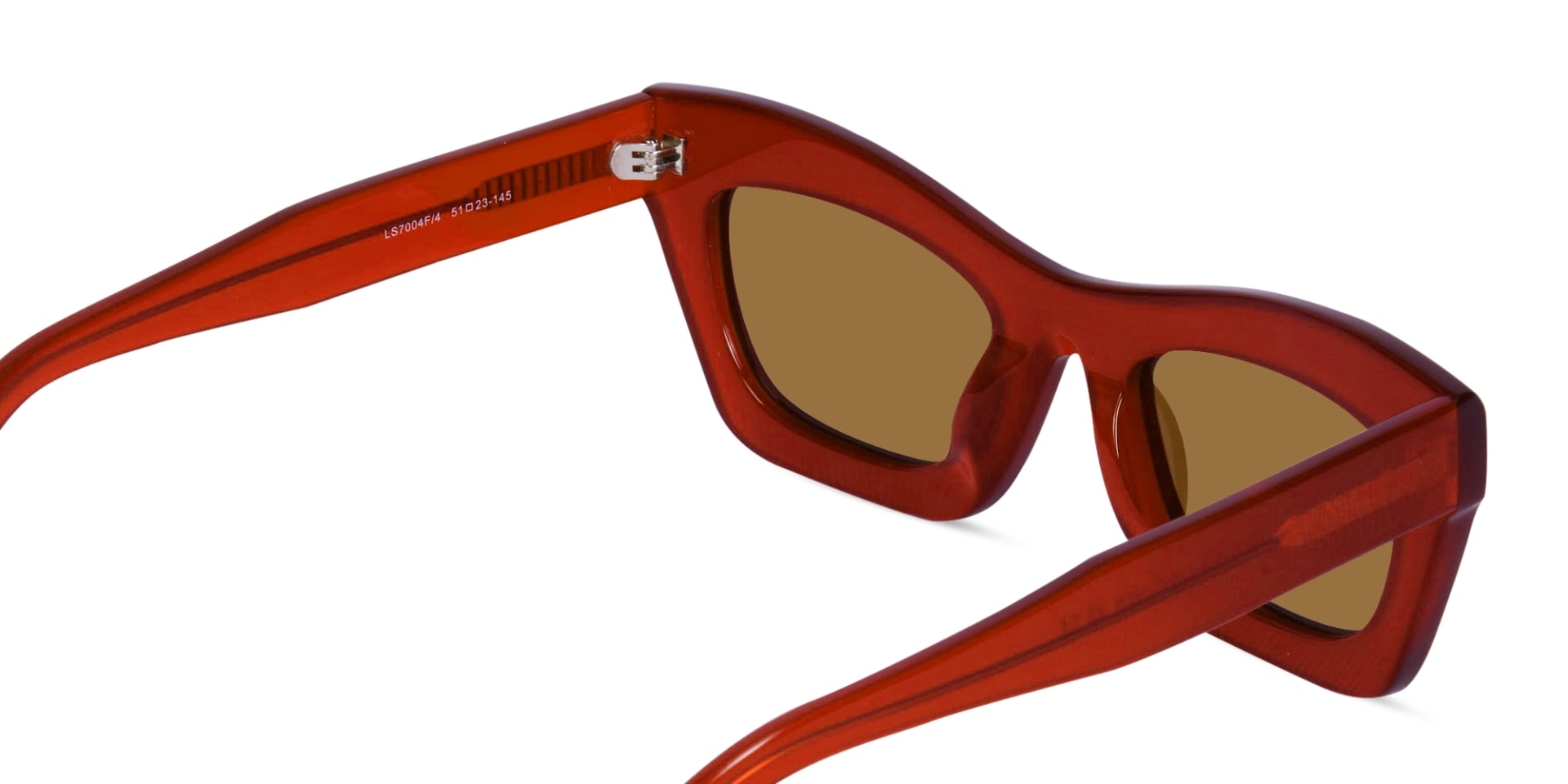 Red Thick Frame Sunglasses-5