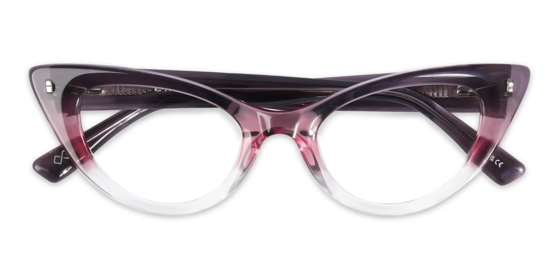 Purple Cat Eye Reading Glasses-6