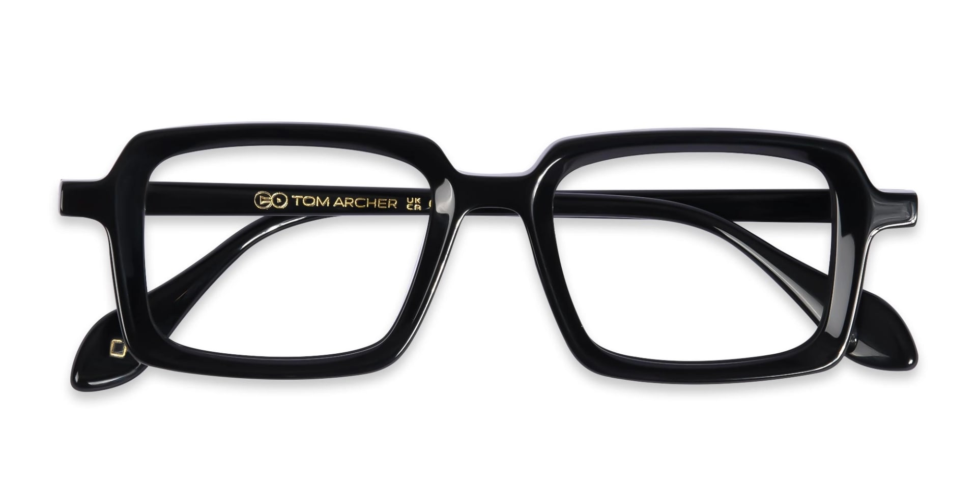 Black Rectangular Eyeglasses- 6