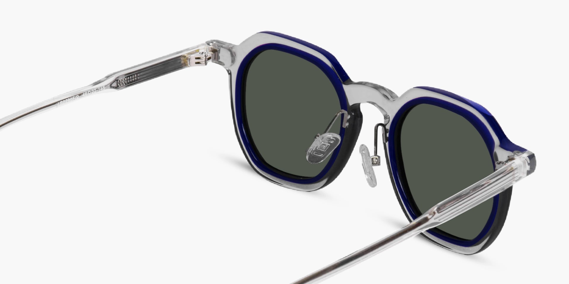 Transparent Blue Sunglasses-5
