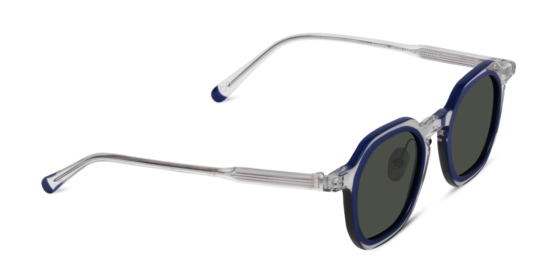Transparent Blue Sunglasses-2