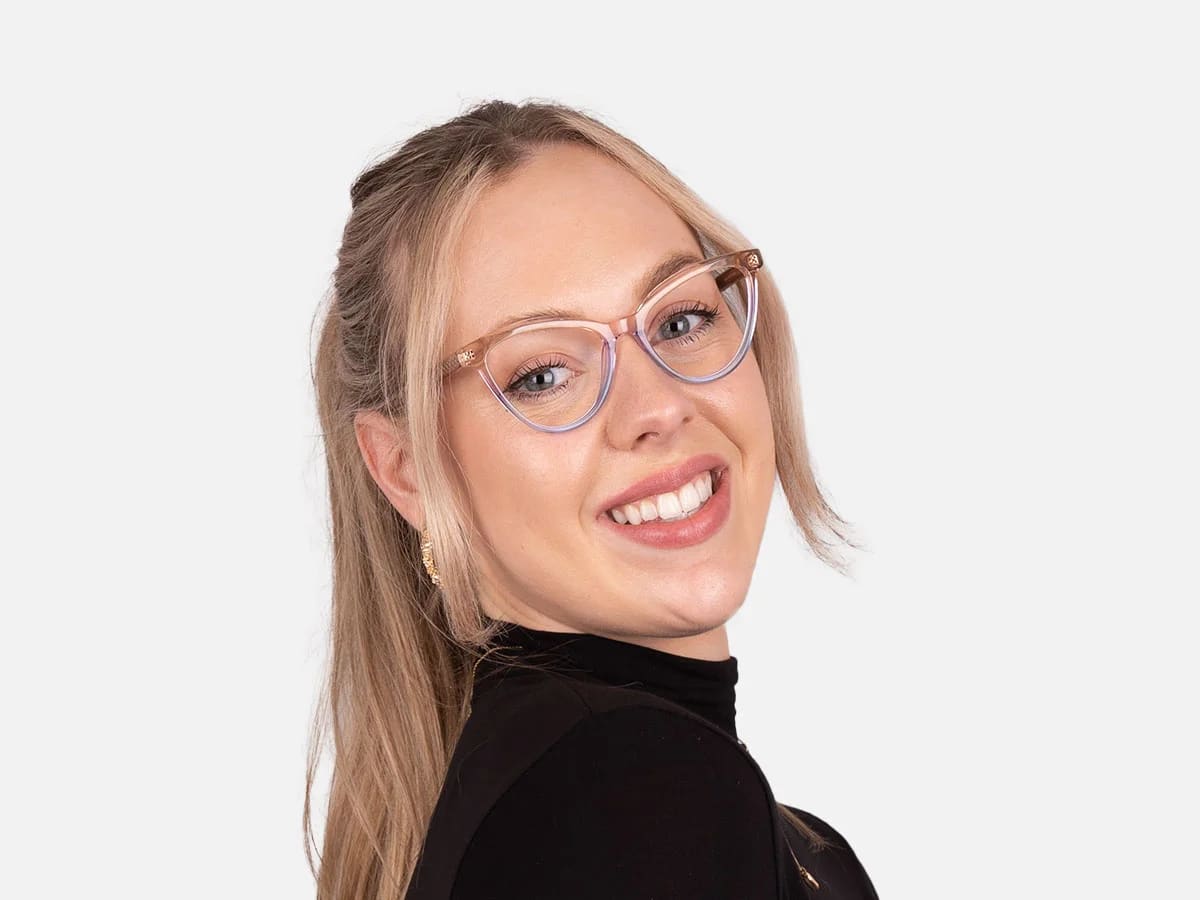 Gold Cat Eye Eyeglasses-51