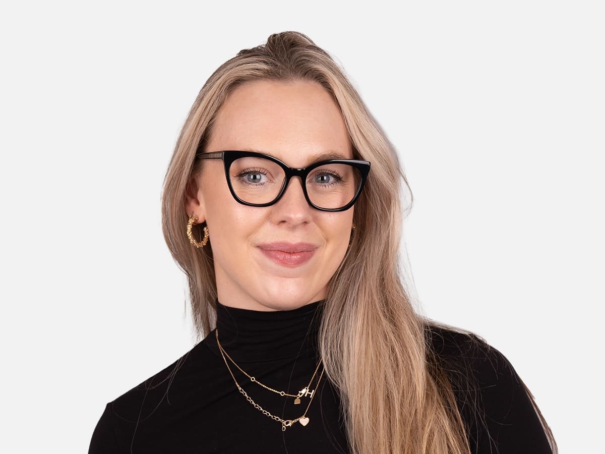 Black Cateye Full Rim Eyeglasses-51