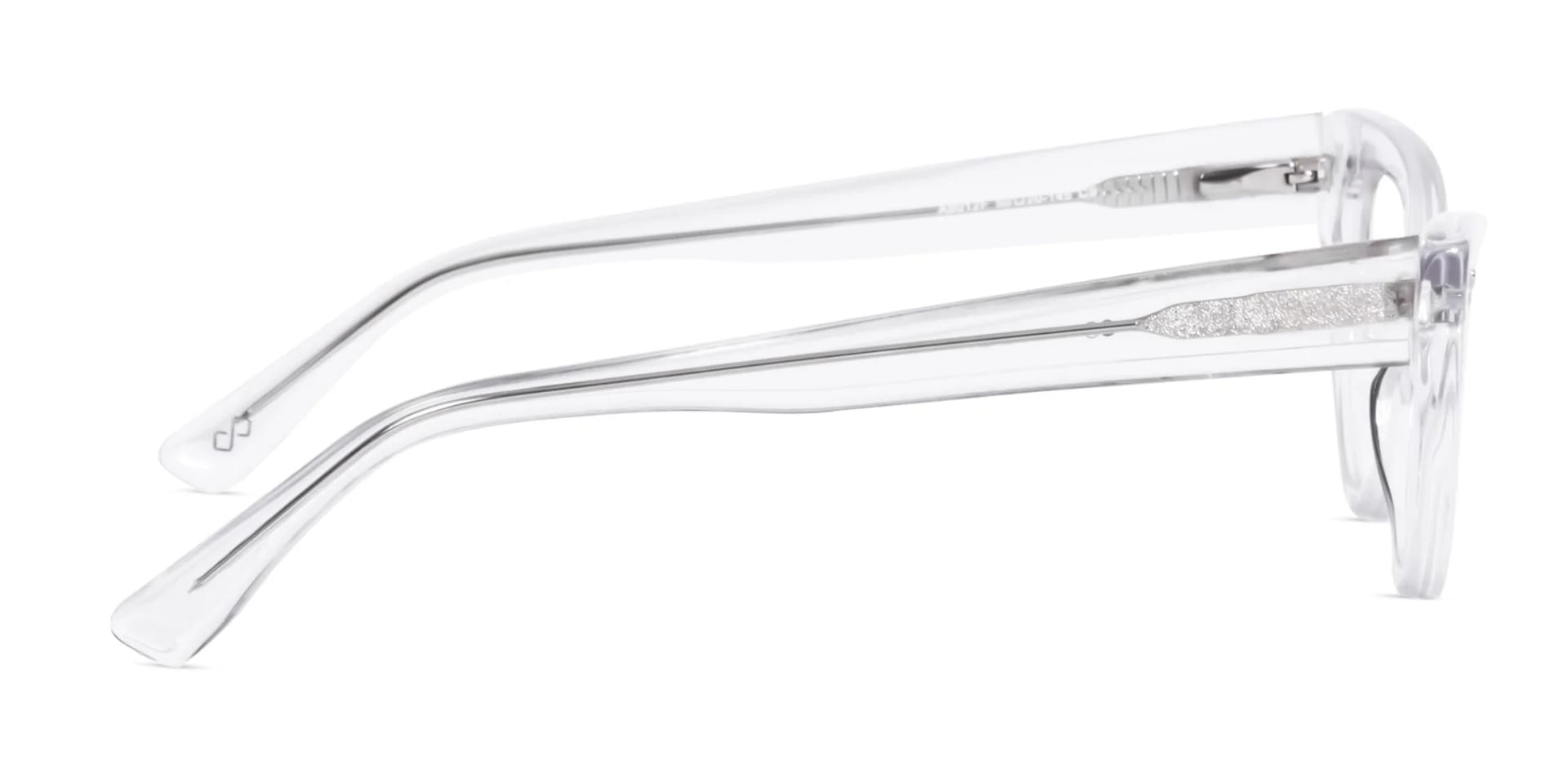 Crystal Clear Acetate Cat Eye Glasses-4