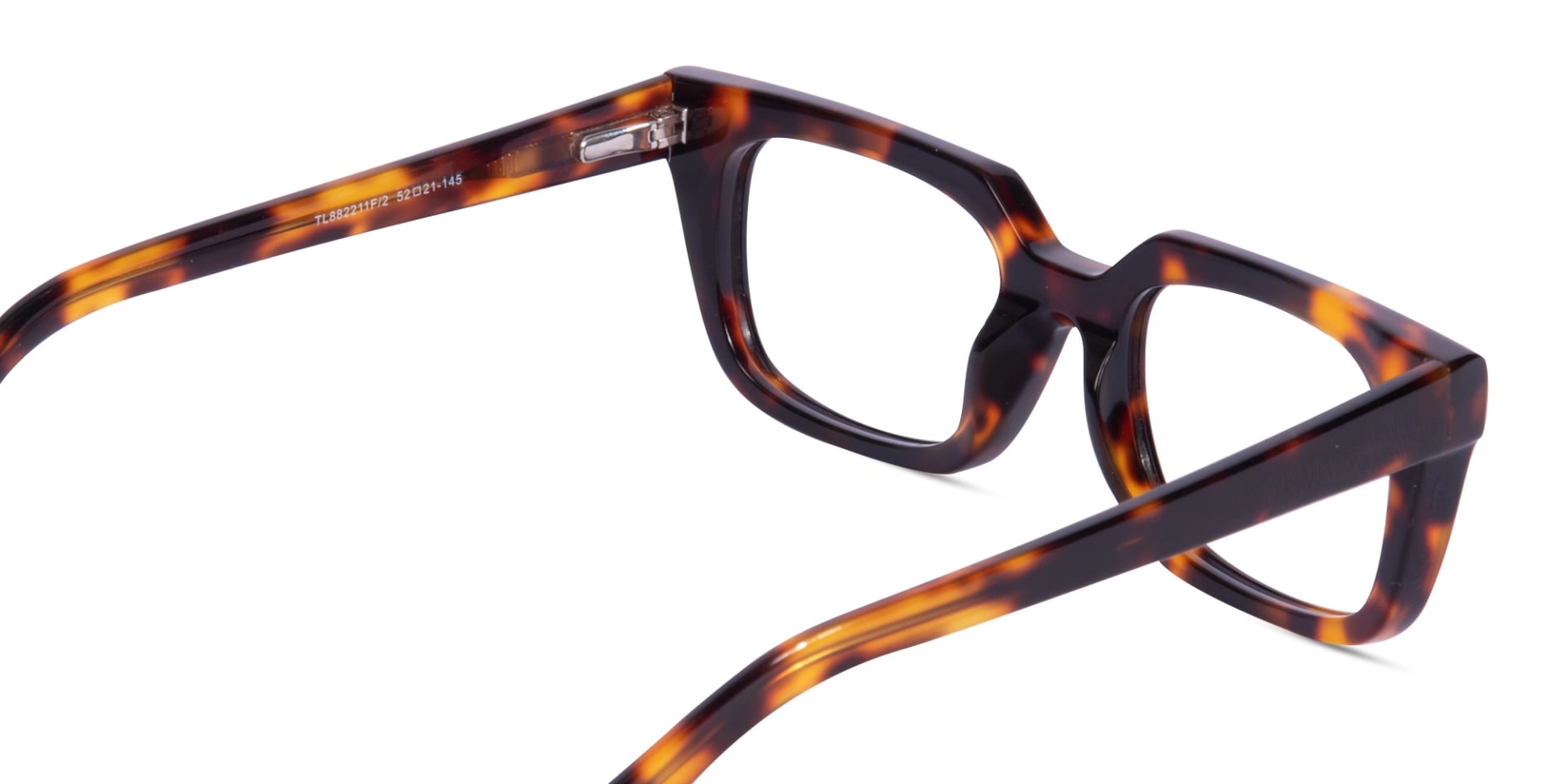 Square Tortoise Shell Eyeglasses-5
