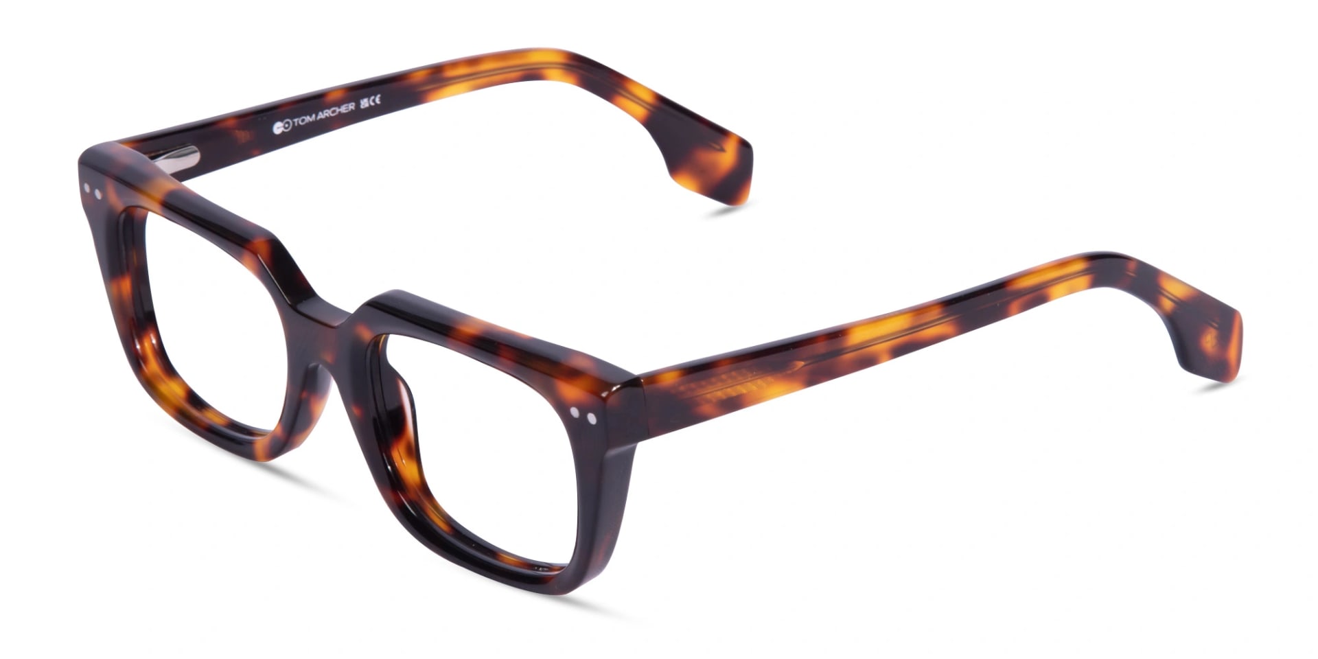 Square Tortoise Shell Eyeglasses-3
