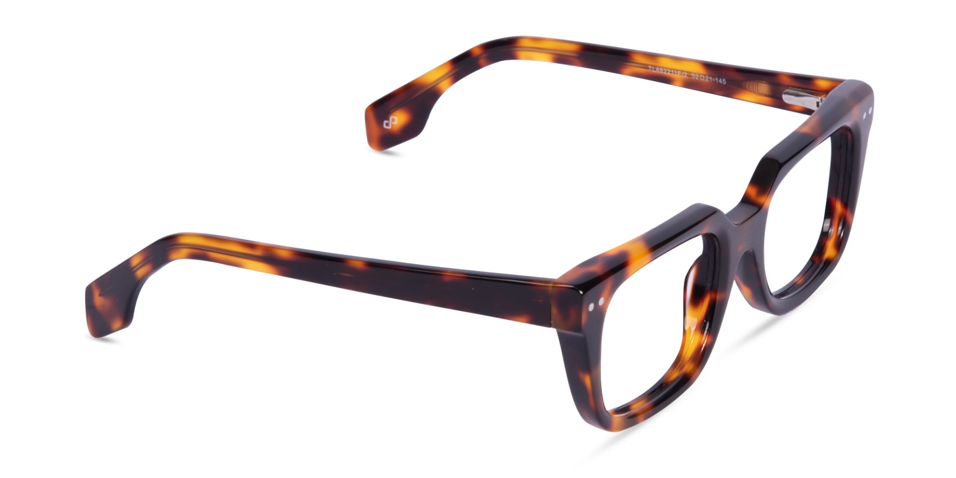 Square Tortoise Shell Eyeglasses-2