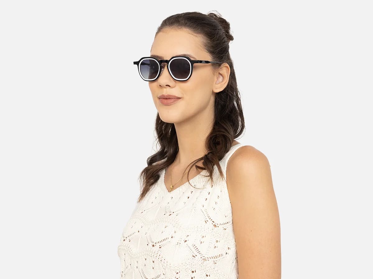 Black And White Designer Sunglasses-52