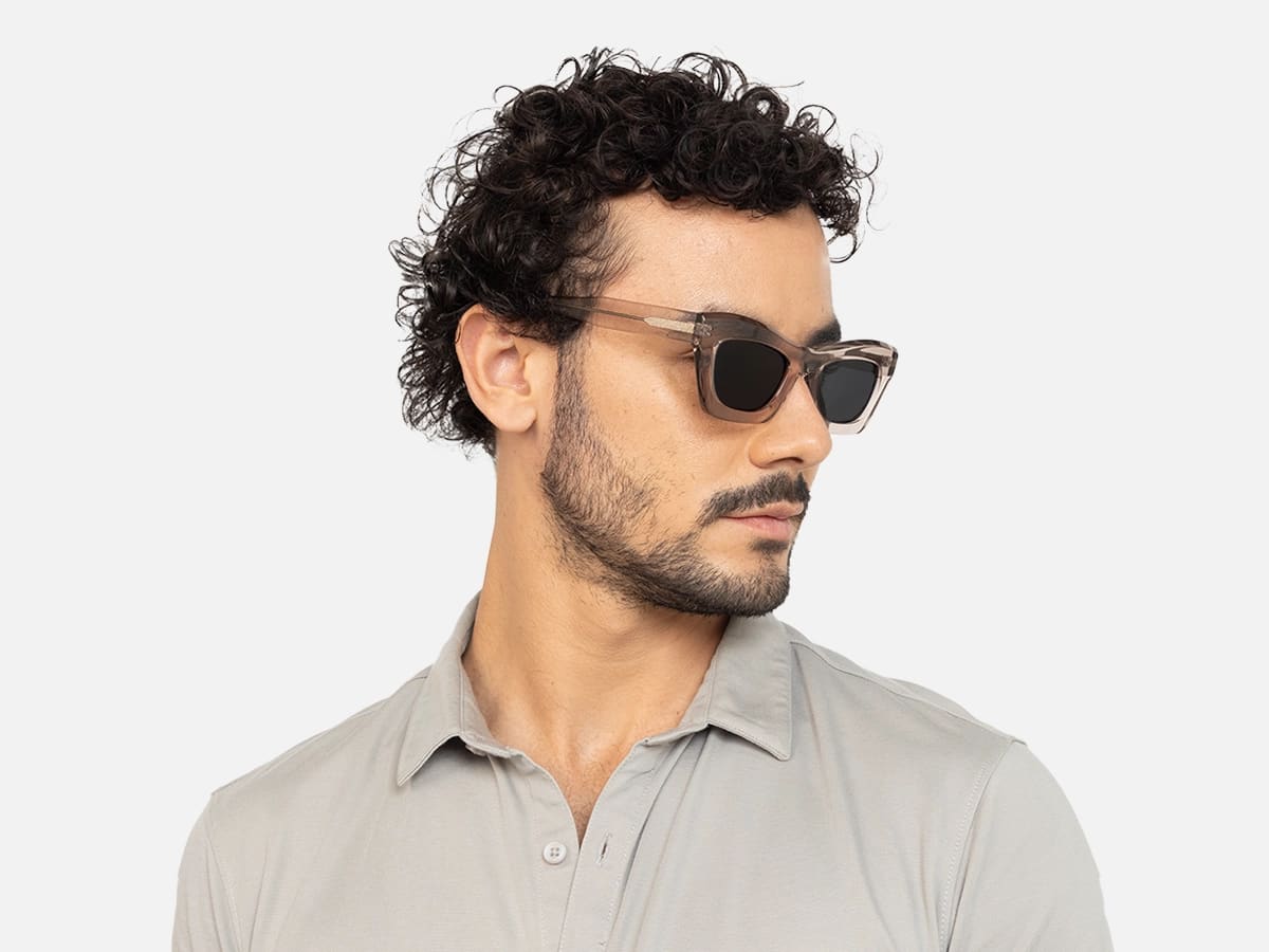 Grey Cat Eye Sunglasses-44